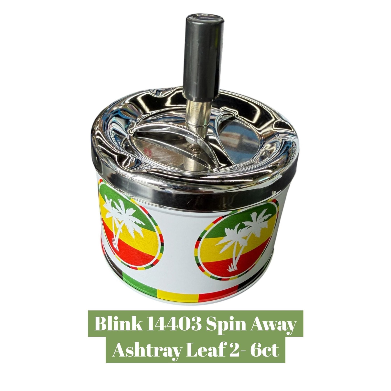 Blink 14403 Spin Away Ashtray Leaf 2- 6ct - Image 2