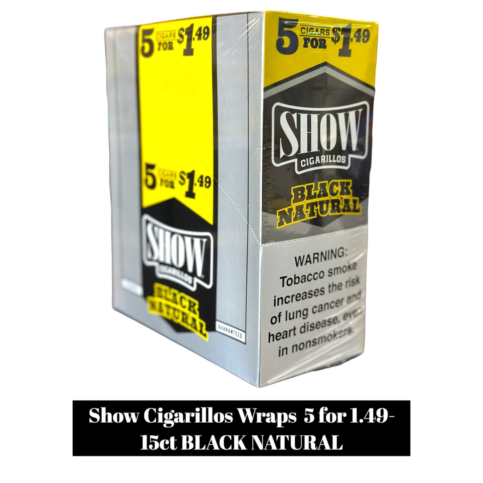 Show Cigarillos 5 for 1.49 - 15ct - Image 2