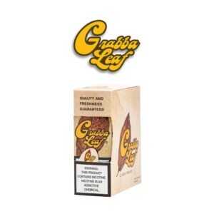 Grabba Leaf Natural Cigar Wrap Brown 2pk- 25ct
