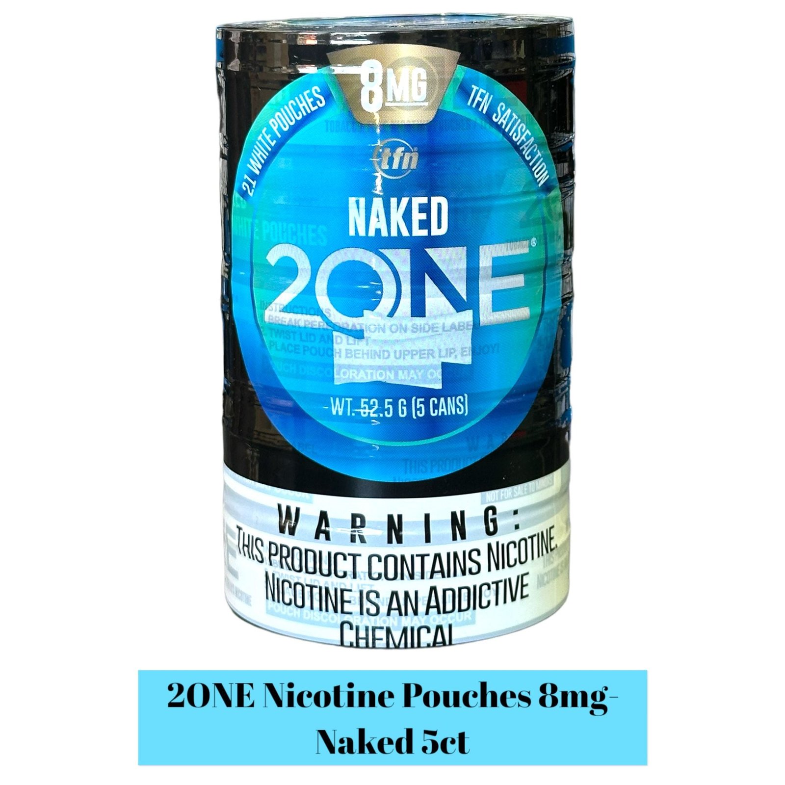 2ONE Nicotine Pouches 8mg -5ct - Image 2