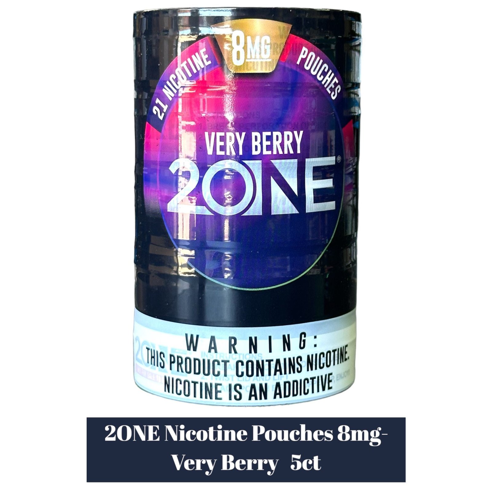 2ONE Nicotine Pouches 8mg -5ct - Image 4