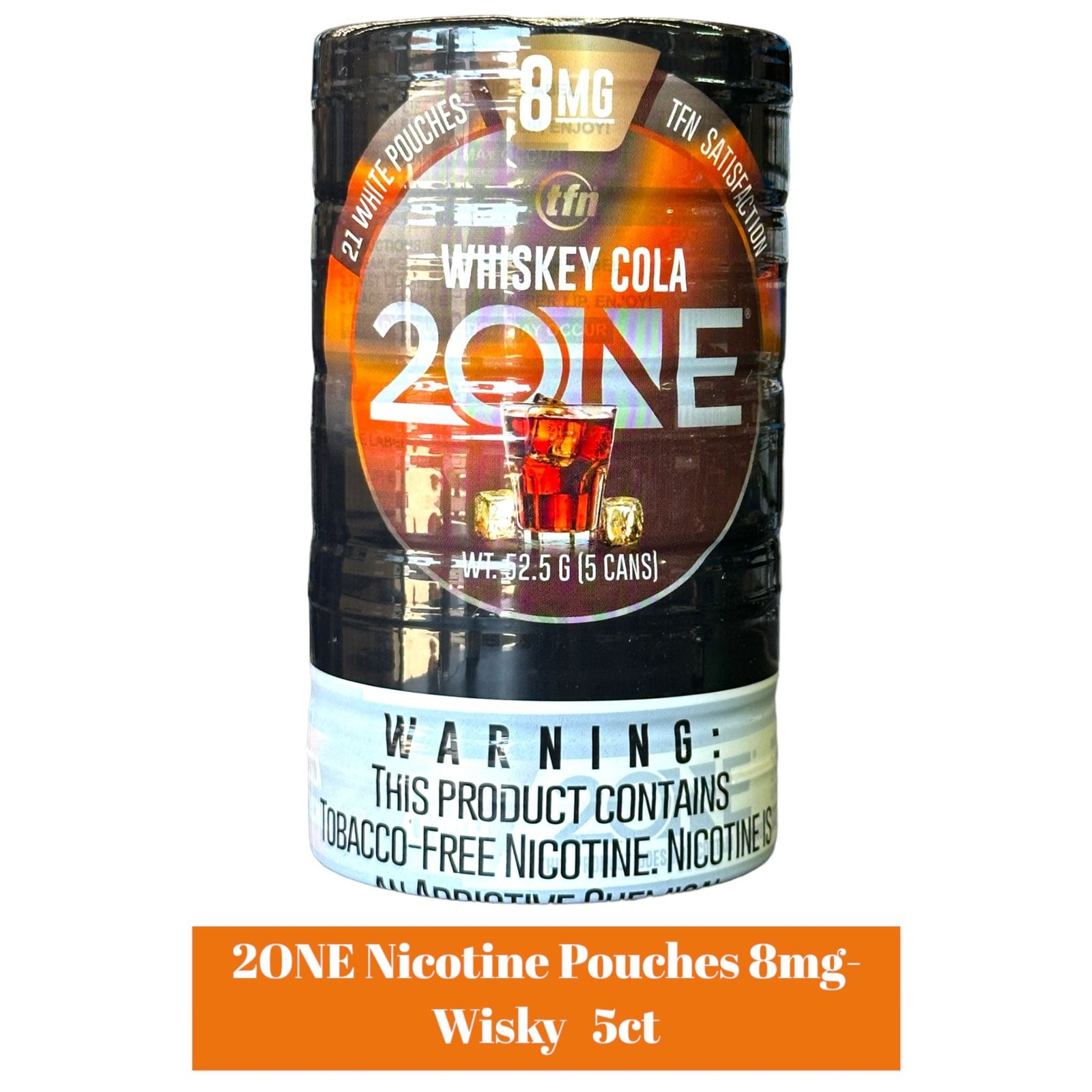 2ONE Nicotine Pouches 8mg -5ct - Image 7