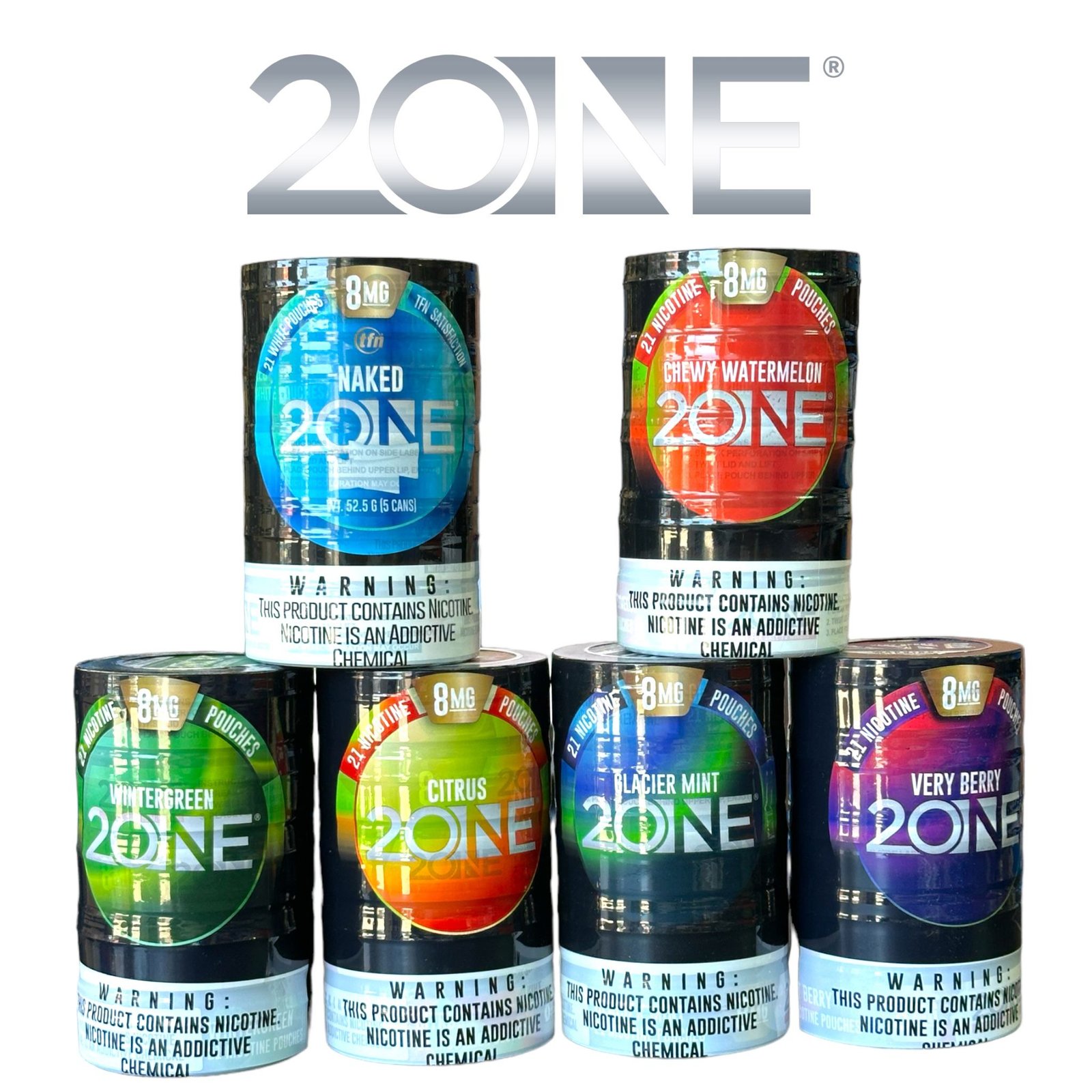 2ONE Nicotine Pouches 8mg -5ct - Image 9