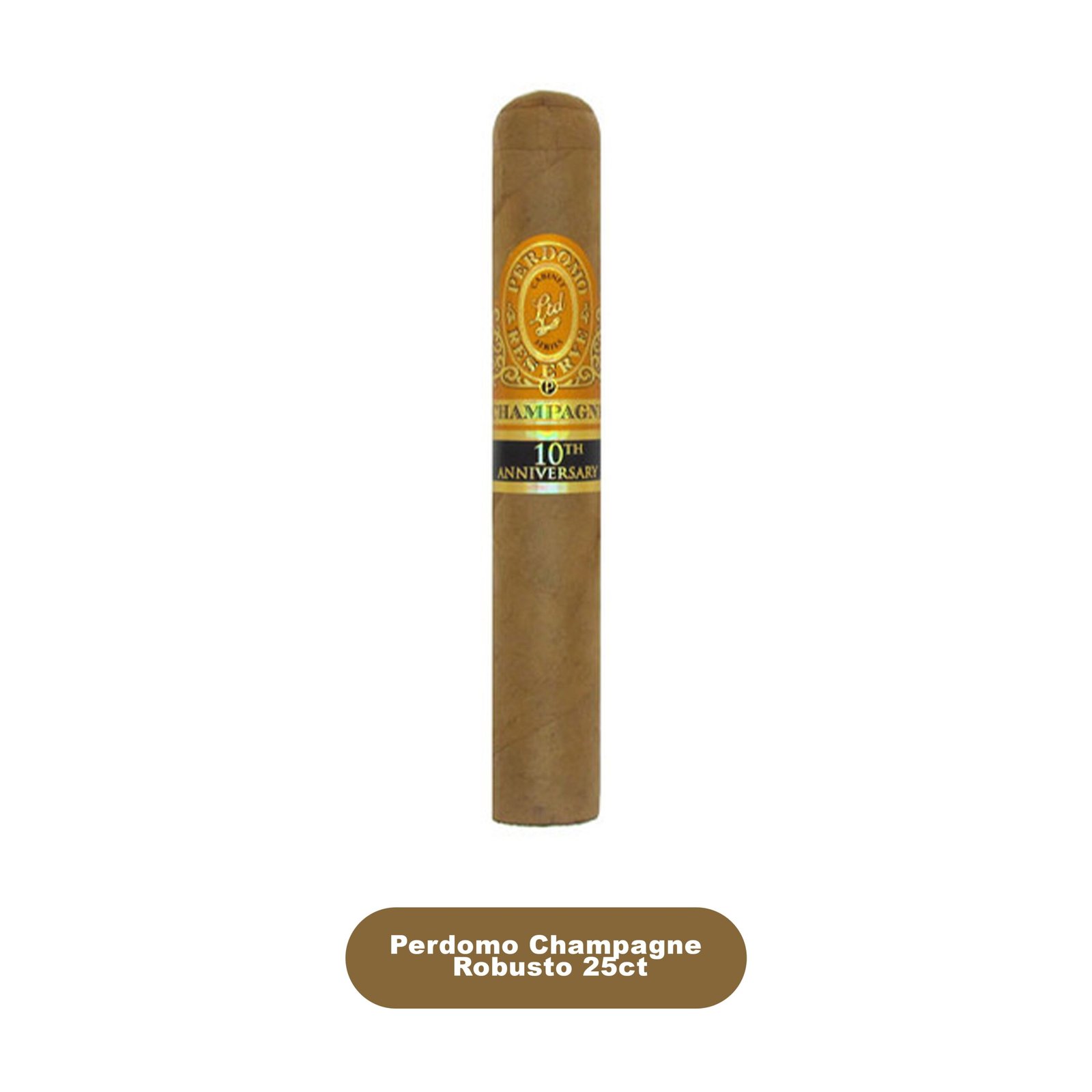 Perdomo 10th Anniversary Champagne Robusto- 25ct - Image 2