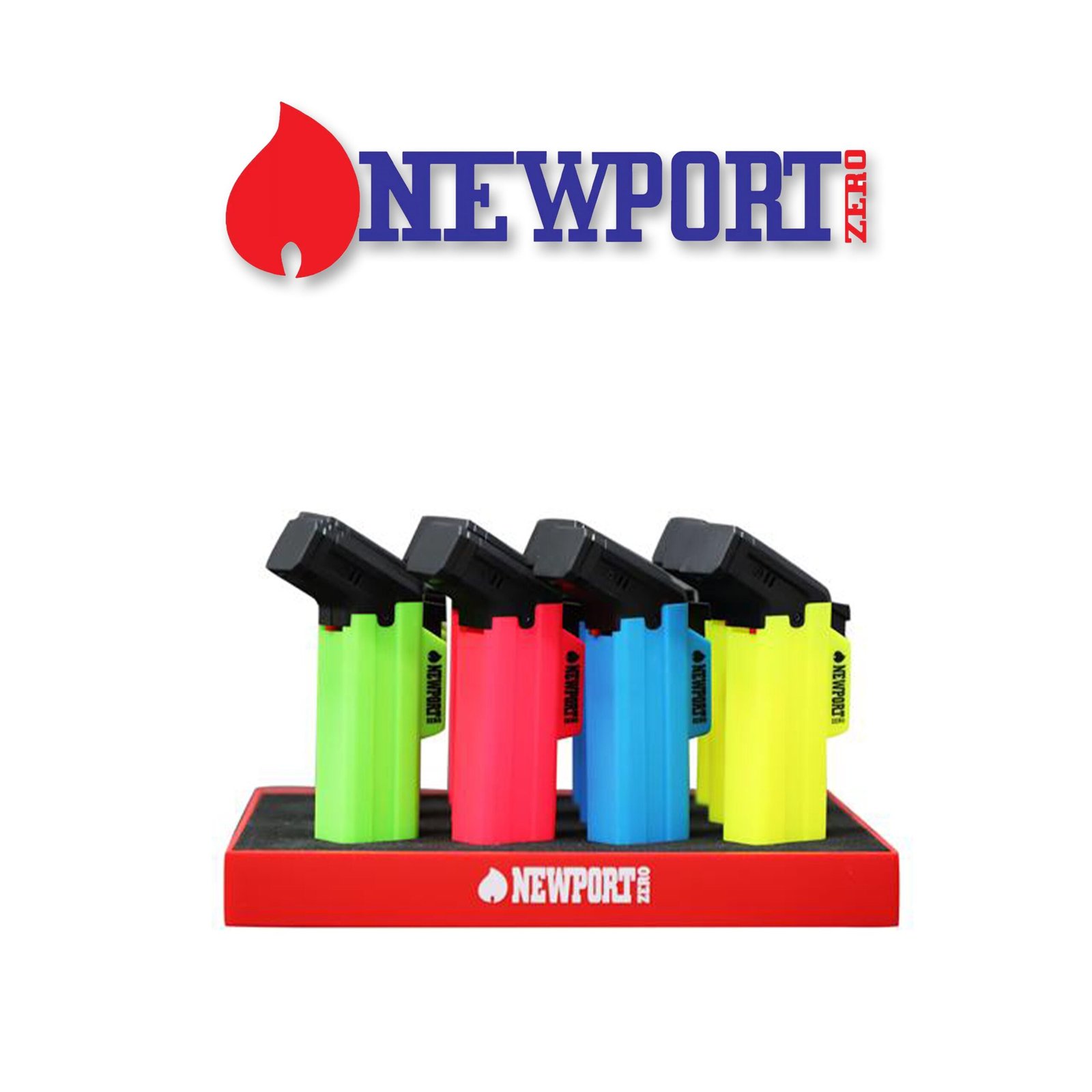 NZL108R-Newport Zero Slide Neon Torch- 12ct