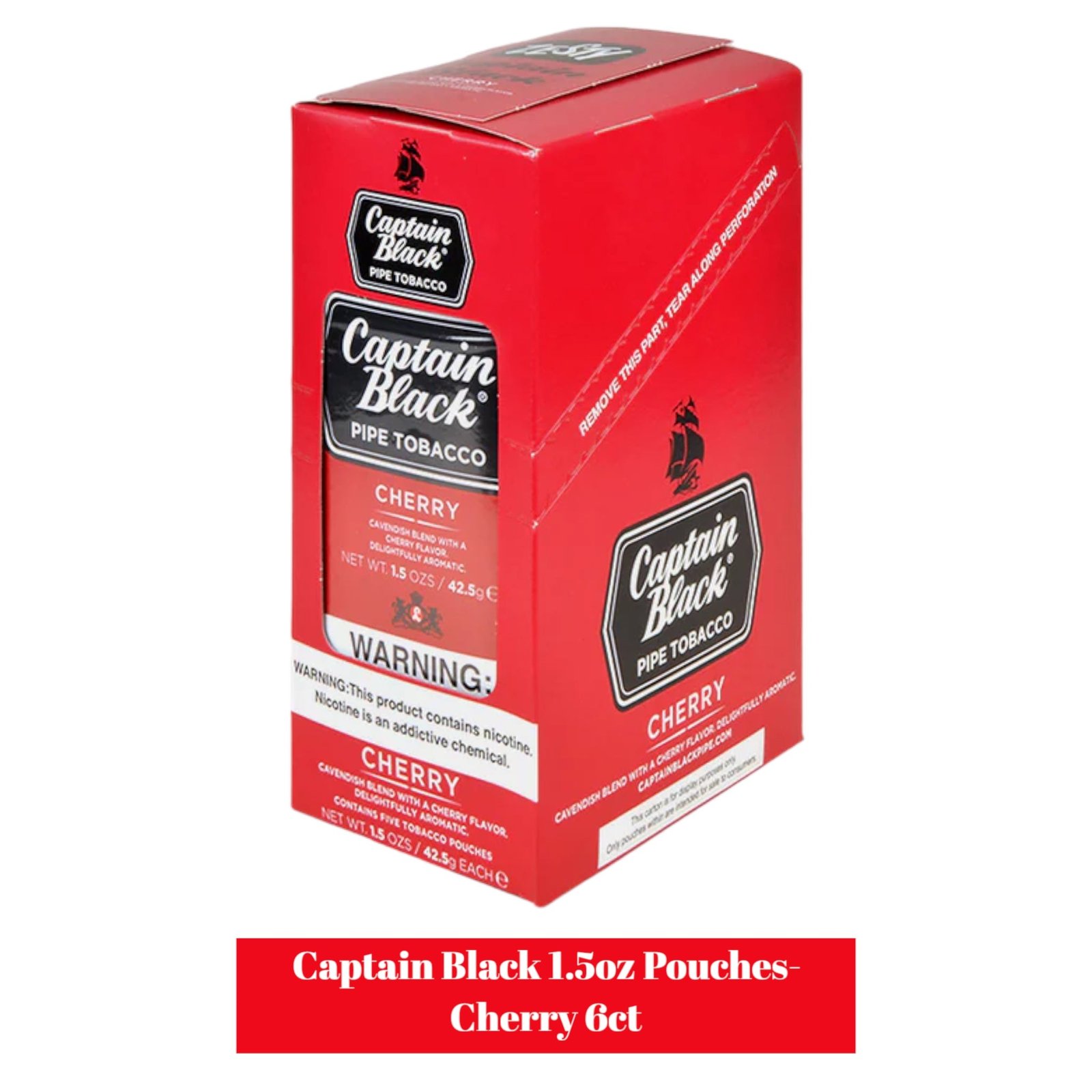 Captain Black Loose Tobacco 1.50z Pouch-6ct