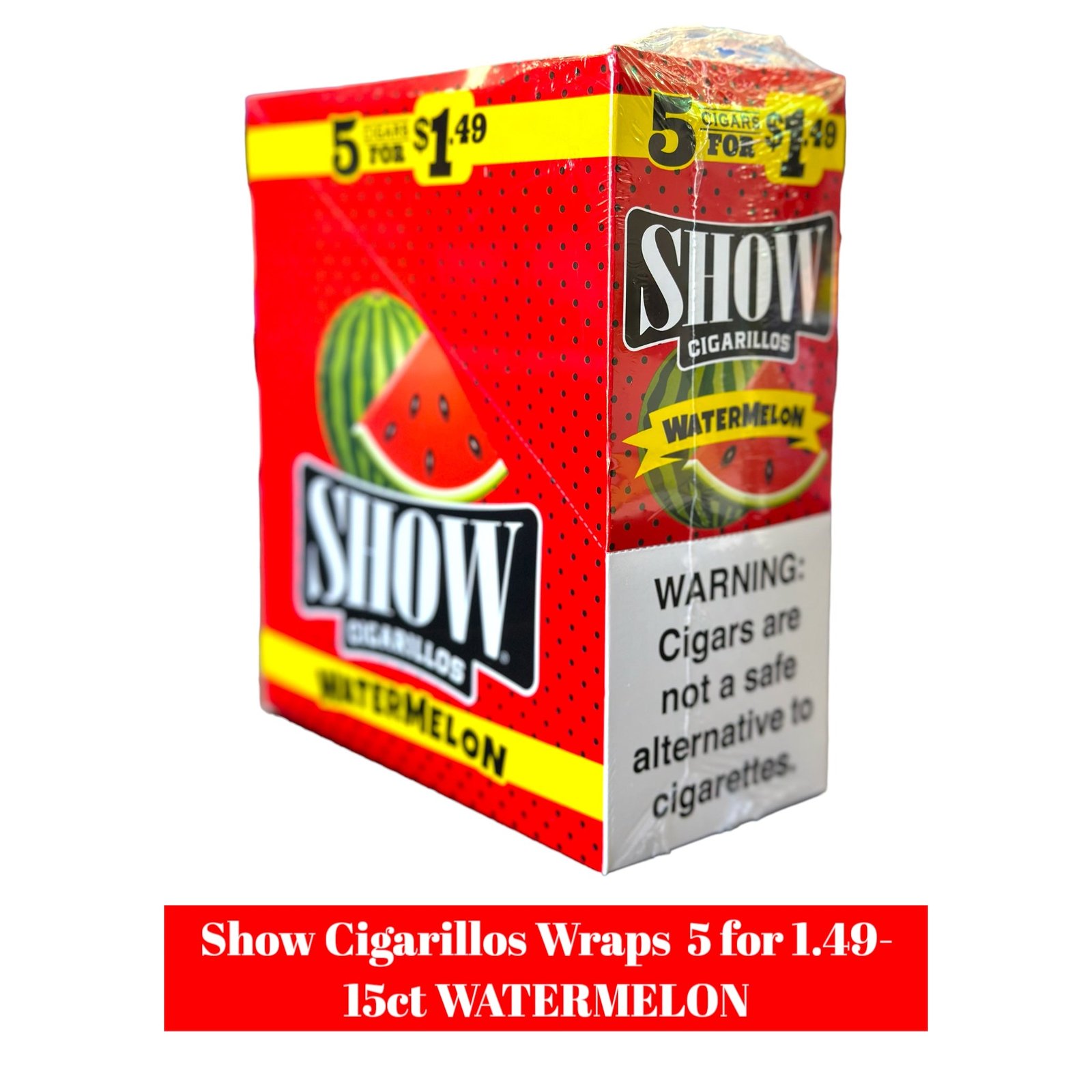 Show Cigarillos 5 for 1.49 - 15ct - Image 5
