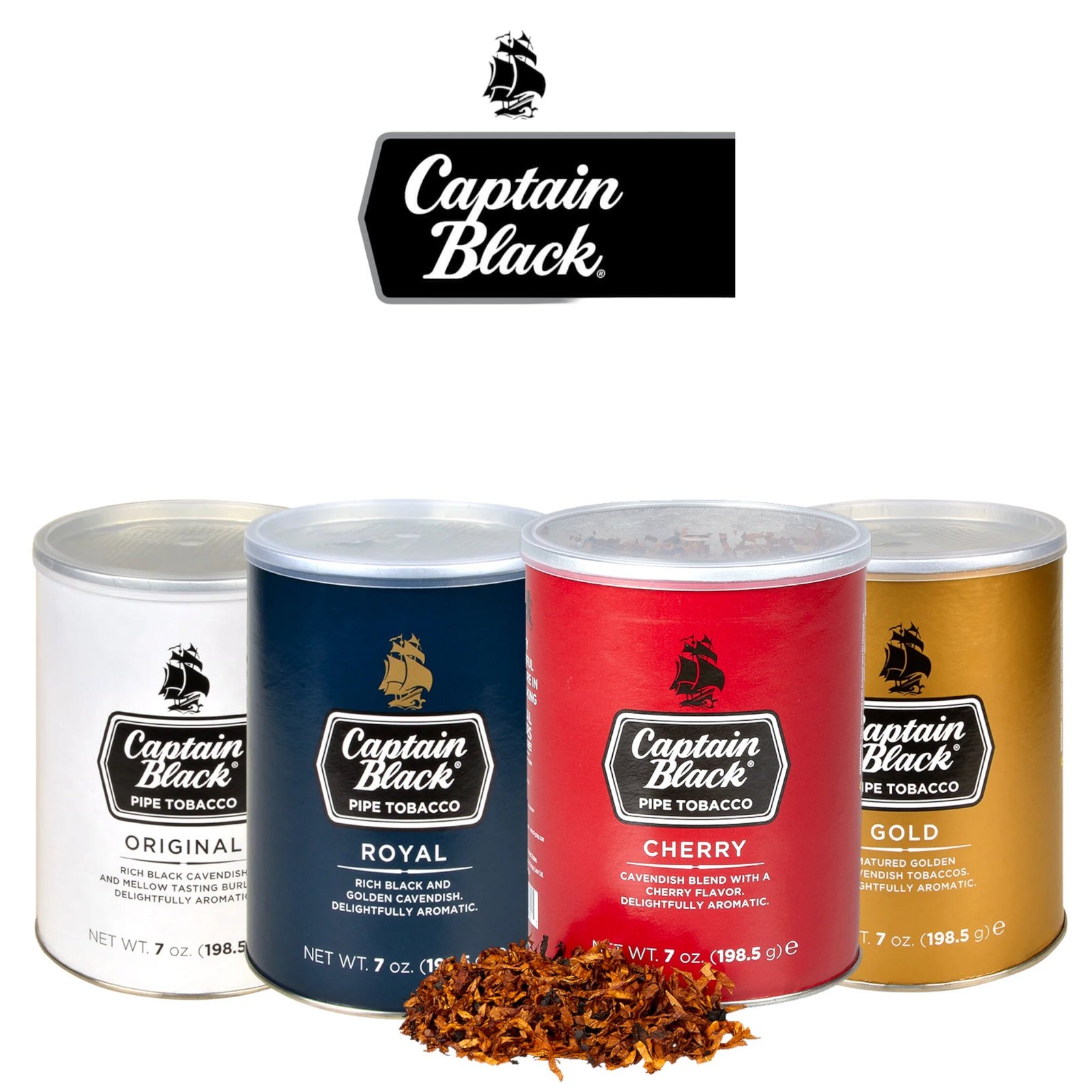 Captain Black Loose Tobacco Can 7.2oz-1ct - Image 5
