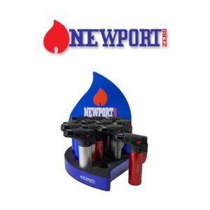 ZEUS003R-Newport Zero 2 Flame Micro Torch Rubber Display-12ct