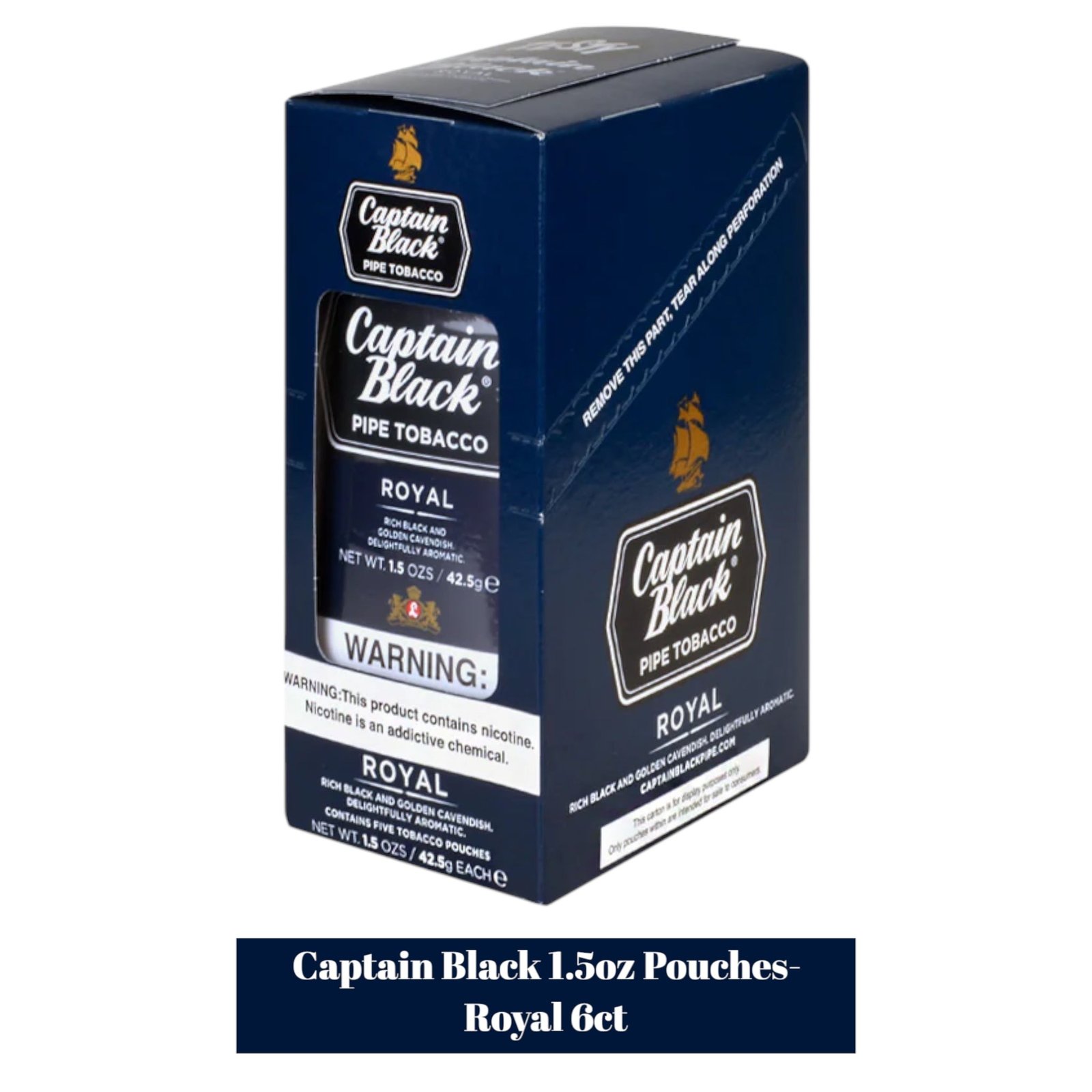 Captain Black Loose Tobacco 1.50z Pouch-6ct - Image 4
