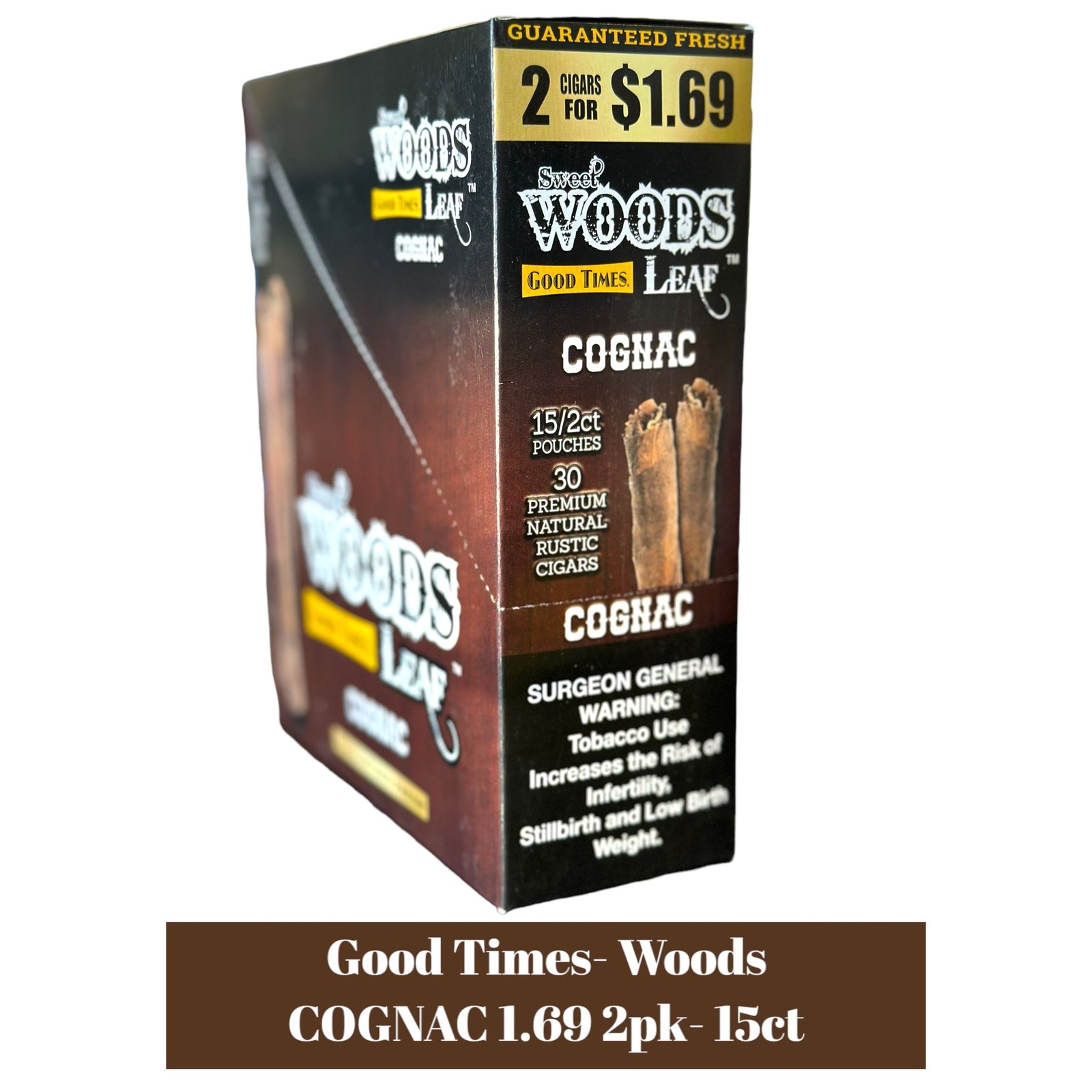 Good Times Woods $1.69 Cigarillos Pouch 2pk Display- 15ct - Image 7