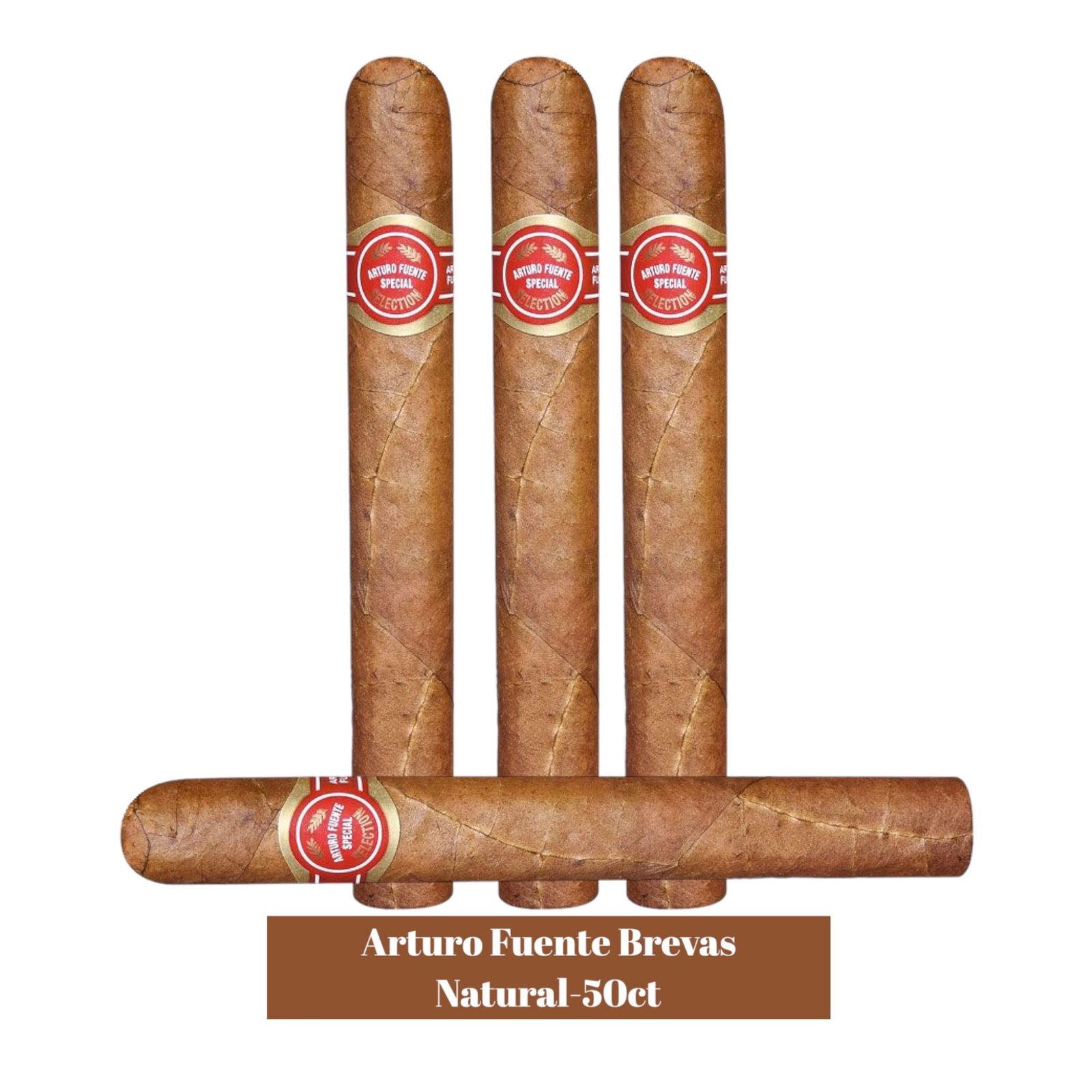 Arturo Fuente Brevas Natural- 50ct - Image 2