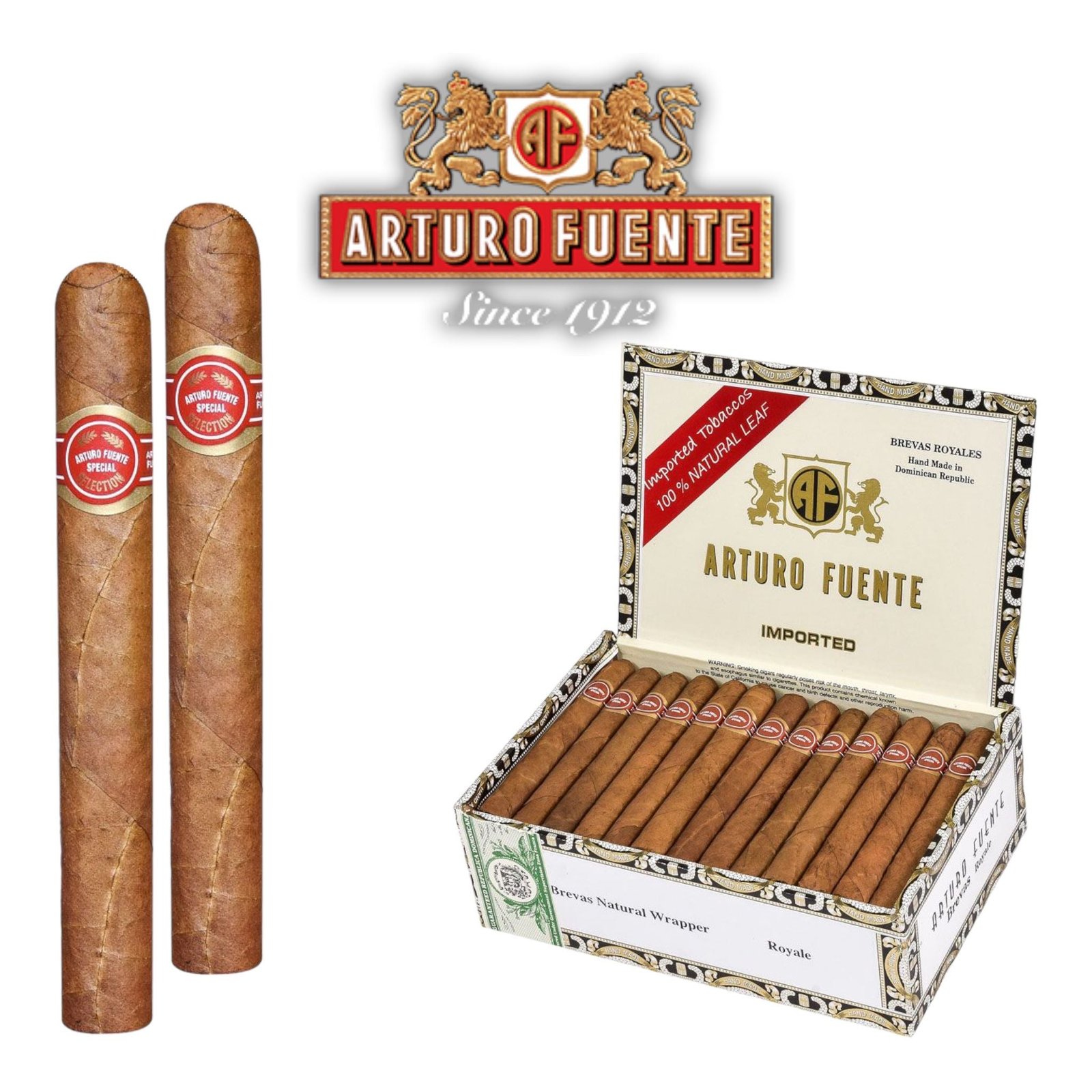 Arturo Fuente Brevas Natural- 50ct