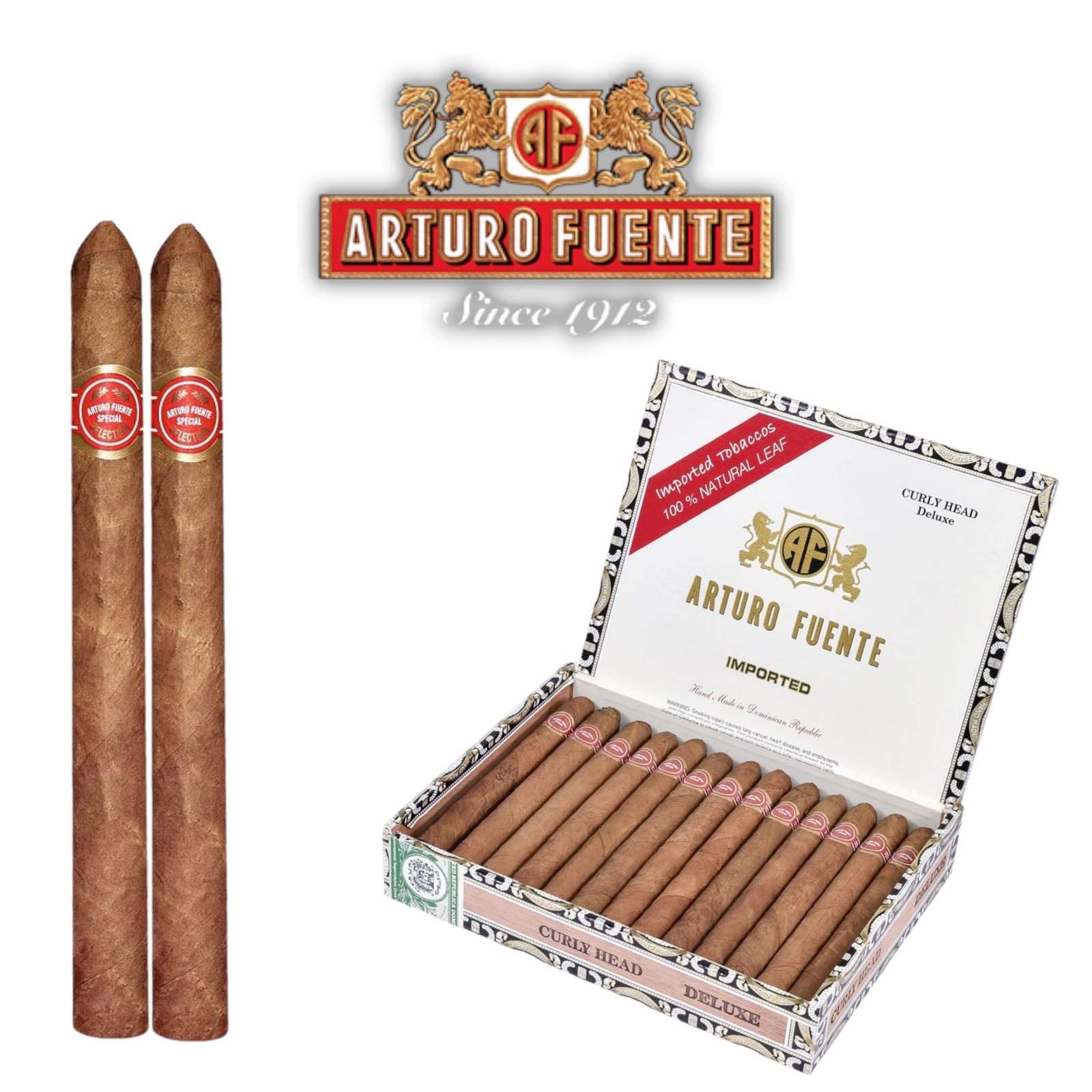 Arturo Fuente Curly Head Deluxe Natural -25ct