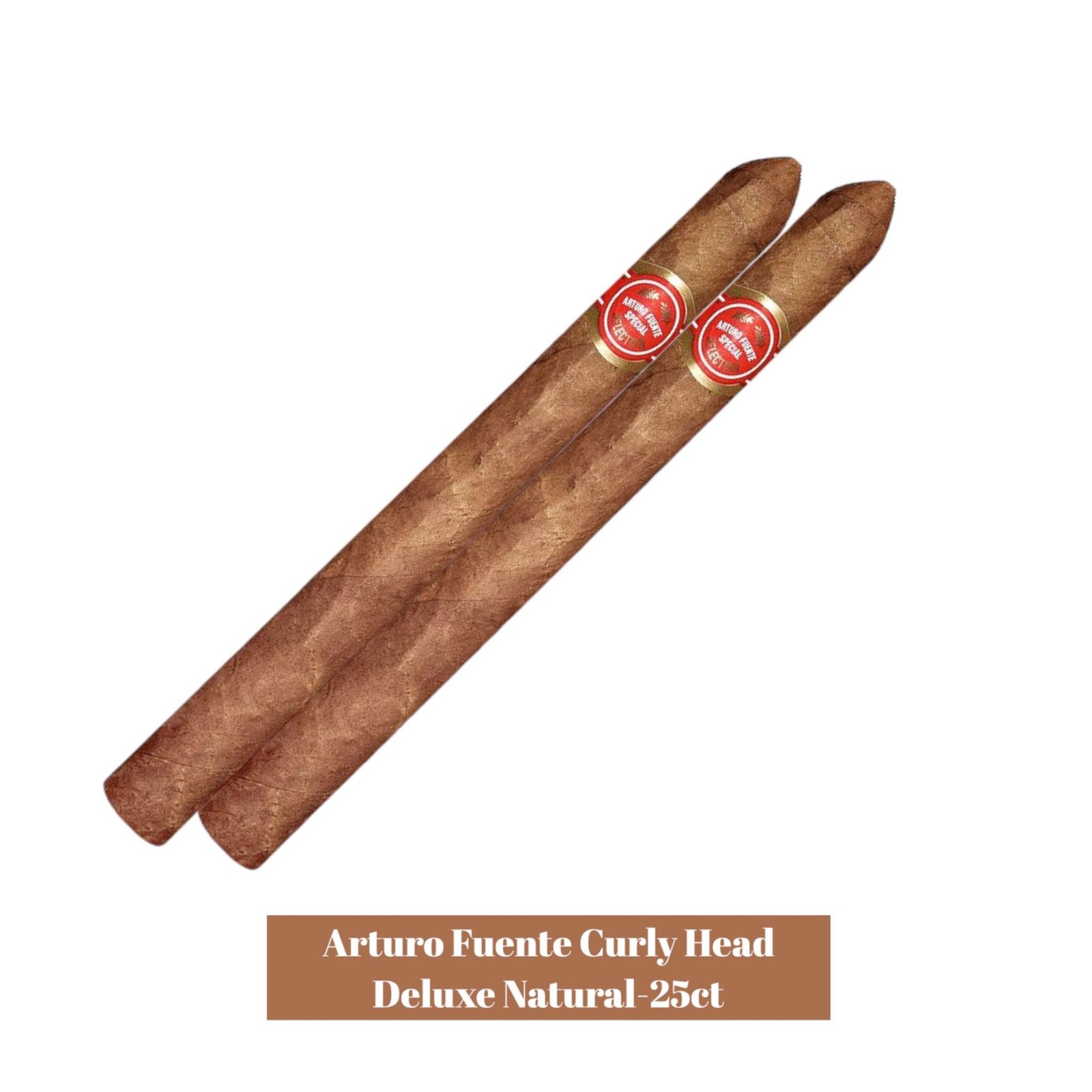 Arturo Fuente Curly Head Deluxe Natural -25ct - Image 2