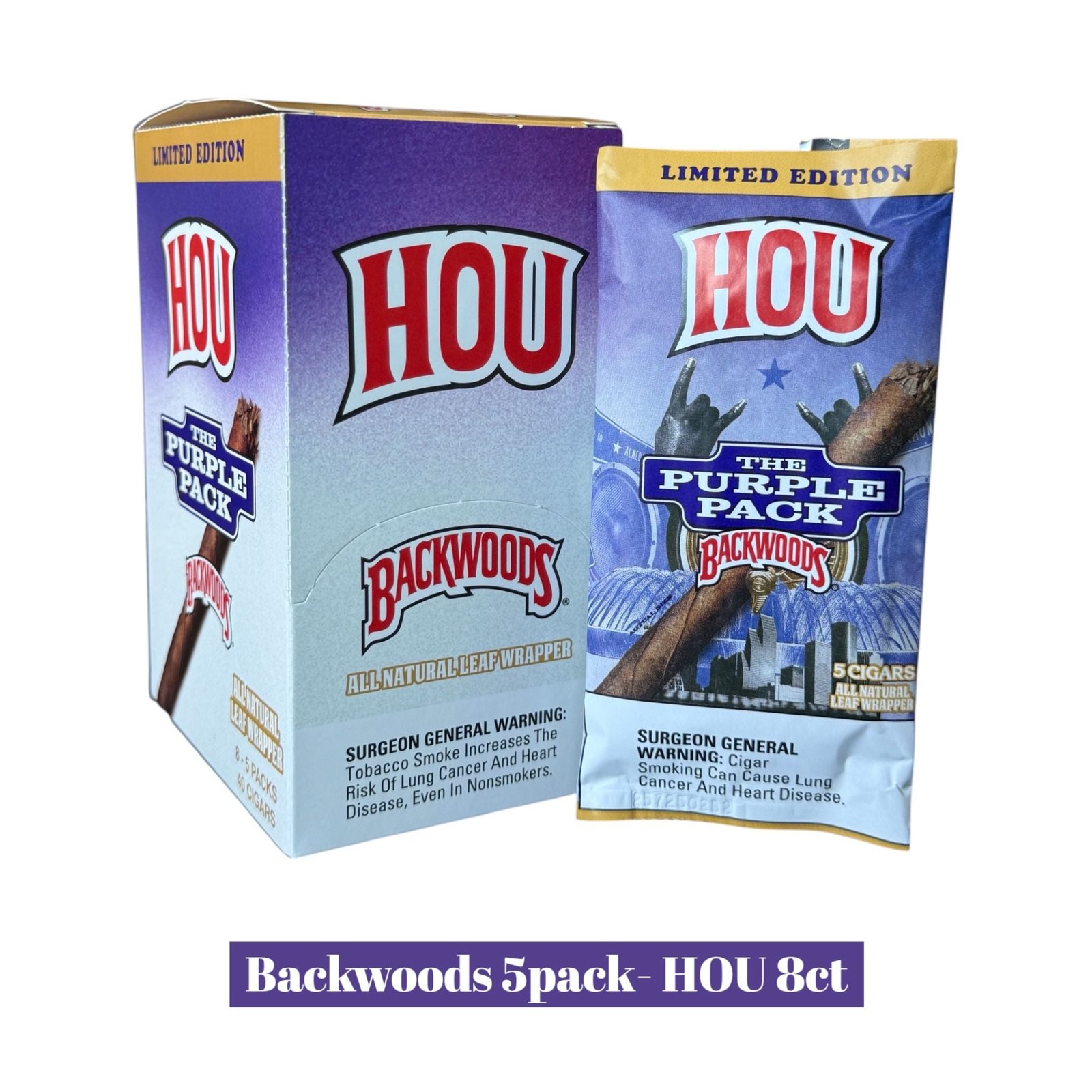 Backwoods Cigars 5pack Display- 8ct - Image 25