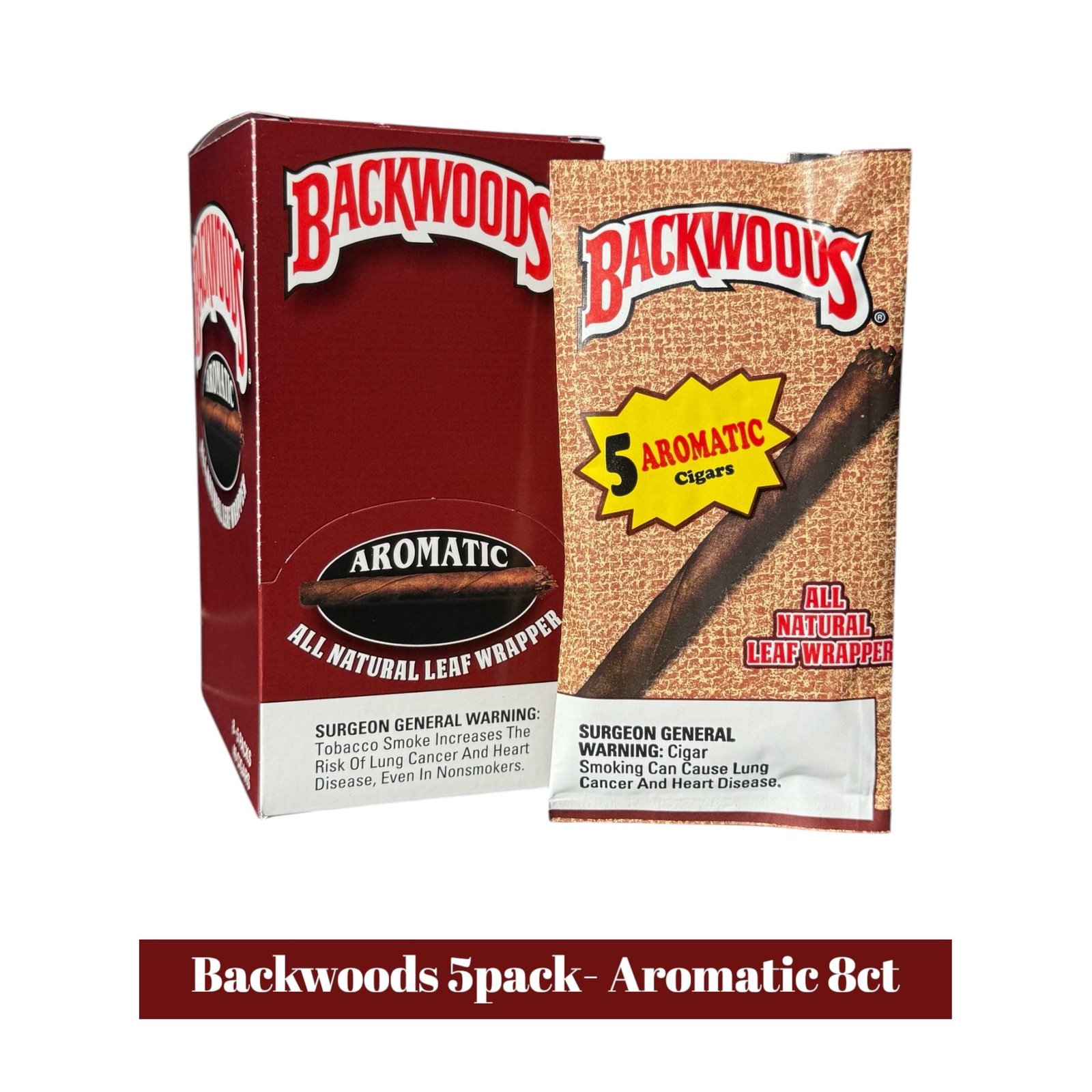 Backwoods Cigars 5pack Display- 8ct - Image 20