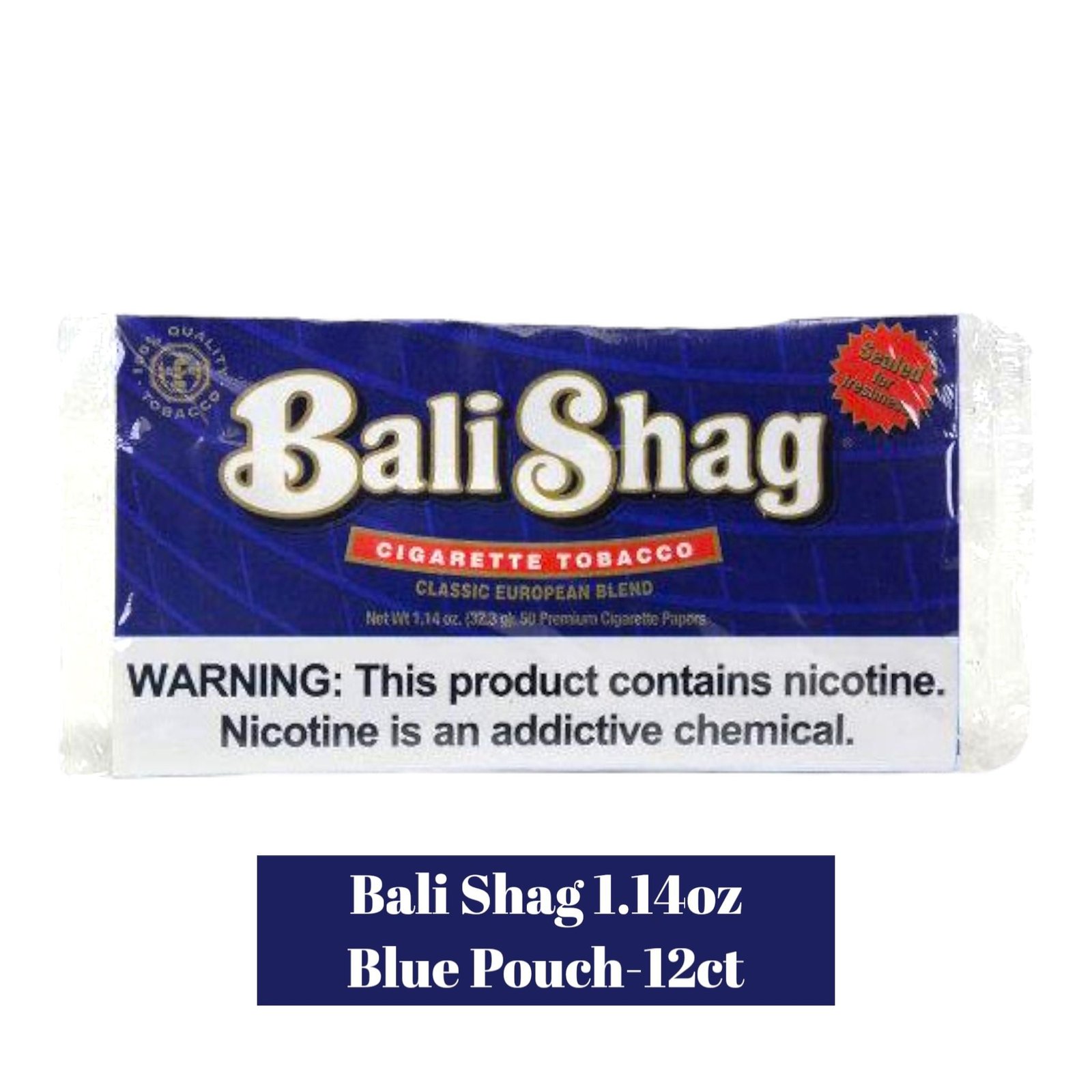 Bali Shag Pouch 1.14oz- 12ct