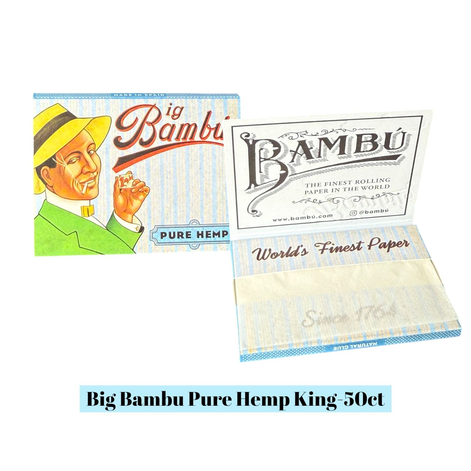Big Bambu Pure Hemp King-50ct - Image 2