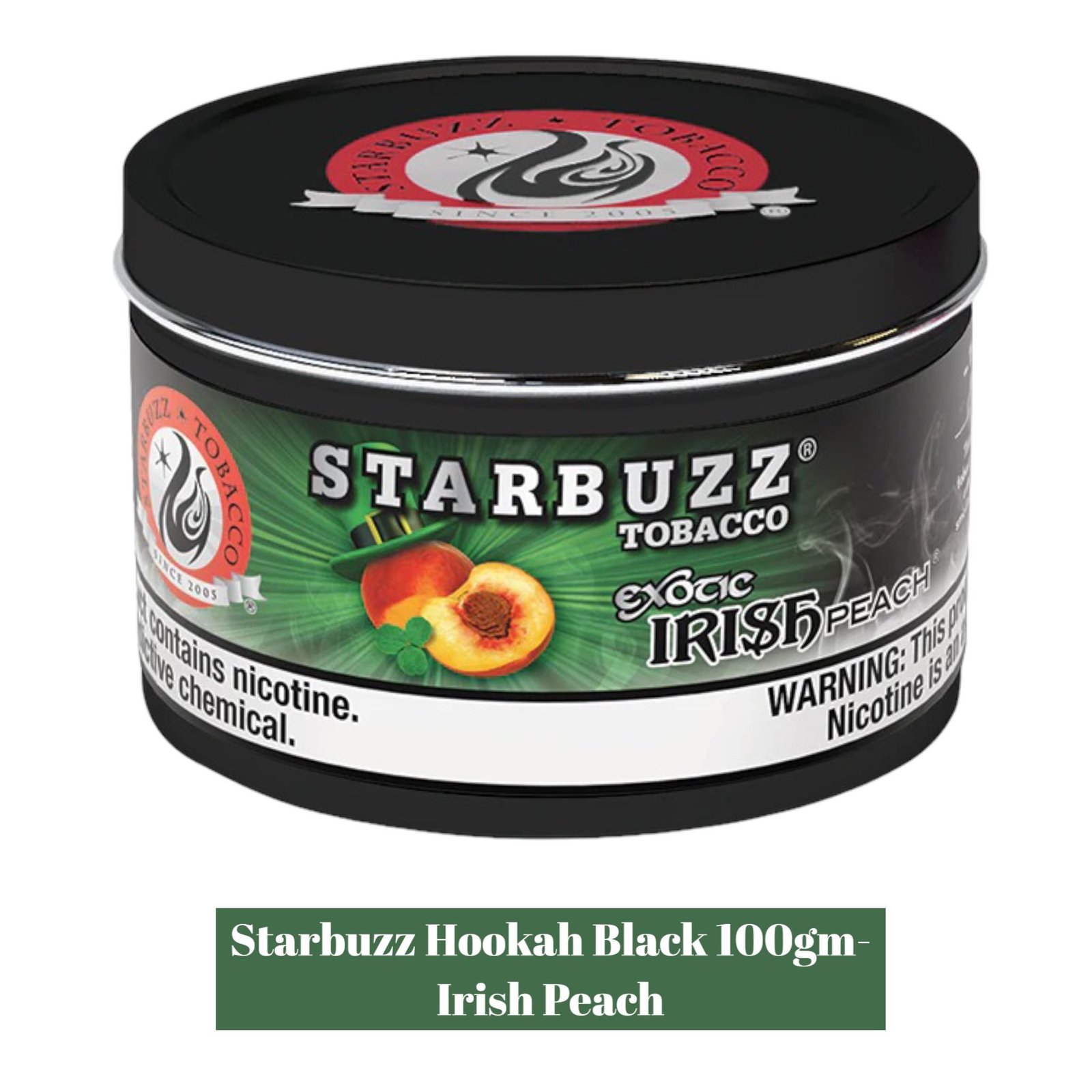 StarBuzz 100g Can Black-1ct - Image 2
