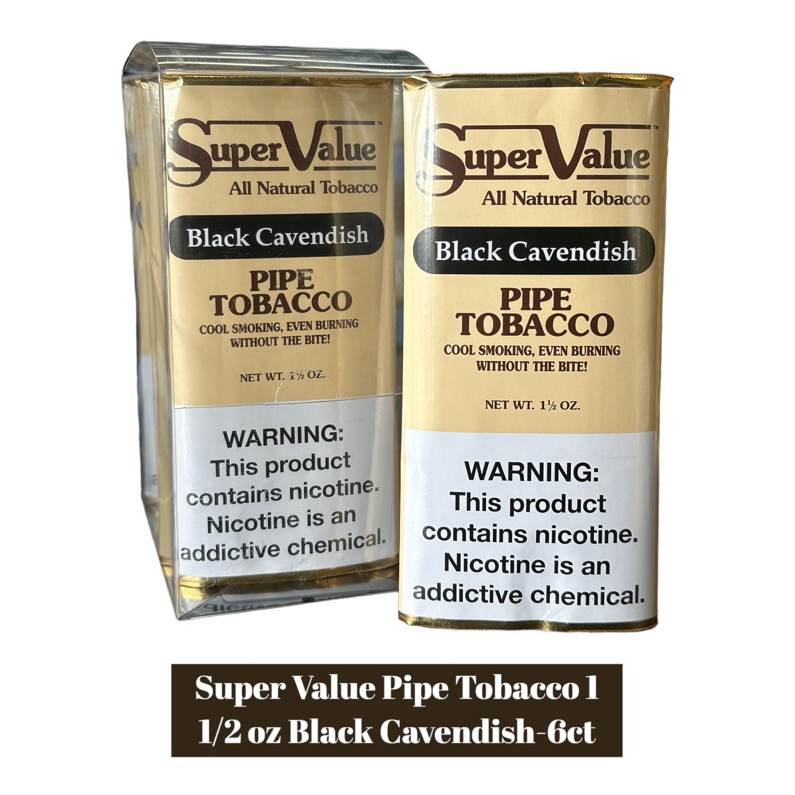 Super Value Pipe Tobacco 1.5 oz -6ct - Image 2