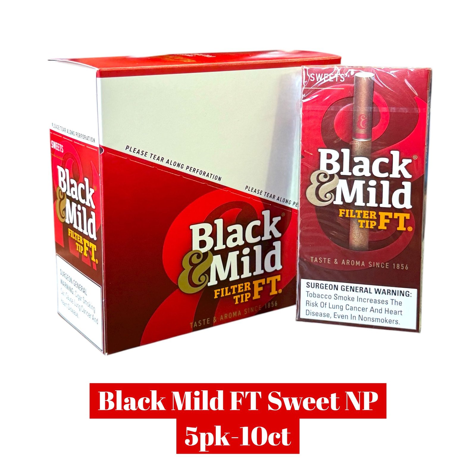 Black & Mild Filter Tip NP 5pk-10ct - Image 2