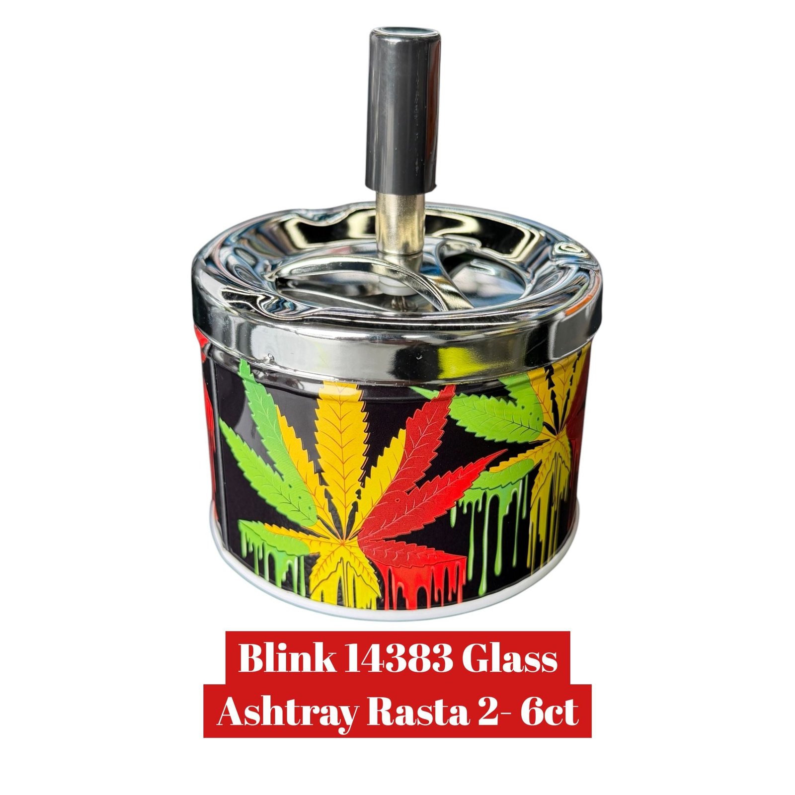 Blink 14402 Spin Away Ashtray Leaf 1- 6ct - Image 2