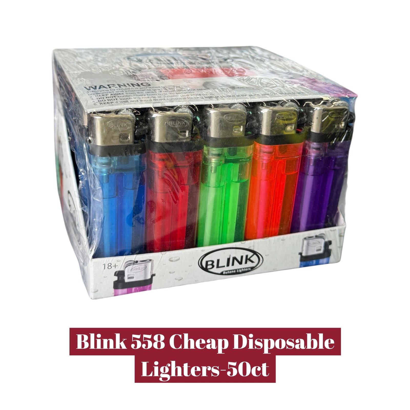 Blink 558 Cheap Disposable Lighters-50ct - Image 2