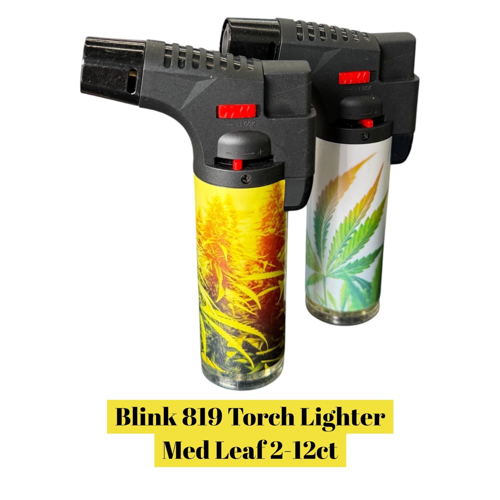 Blink 819 Torch Lighter Med Leaf 2-12ct - Image 2