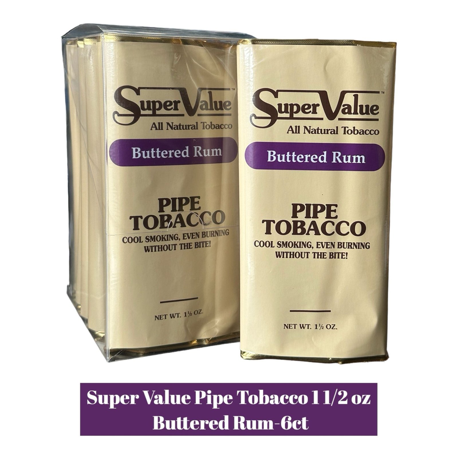 Super Value Pipe Tobacco 1.5 oz -6ct - Image 3