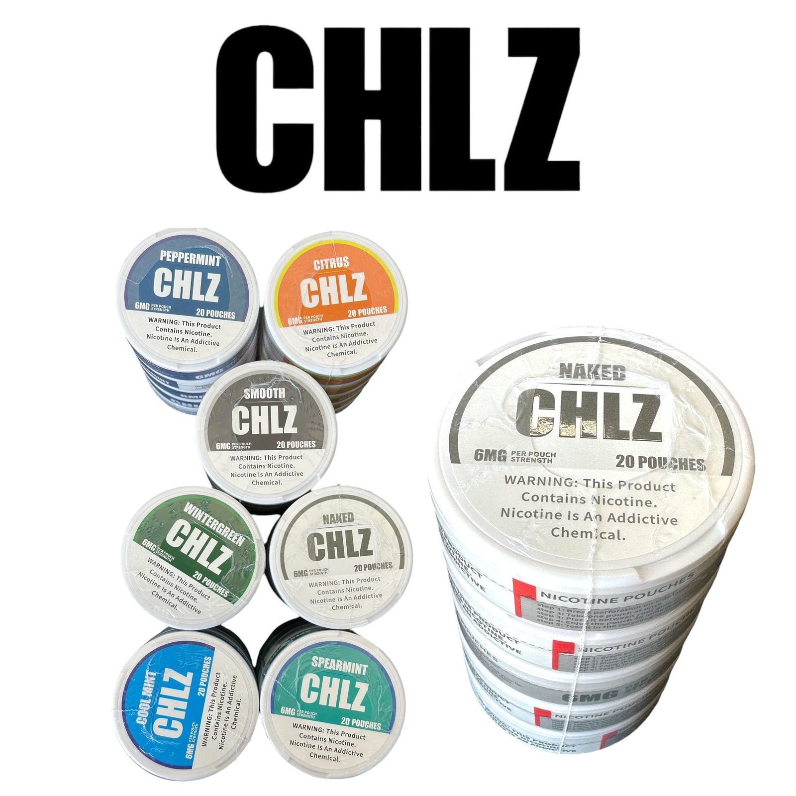 CHLZ Nicotine Pouch 6mg 20pk - 5ct - Image 8