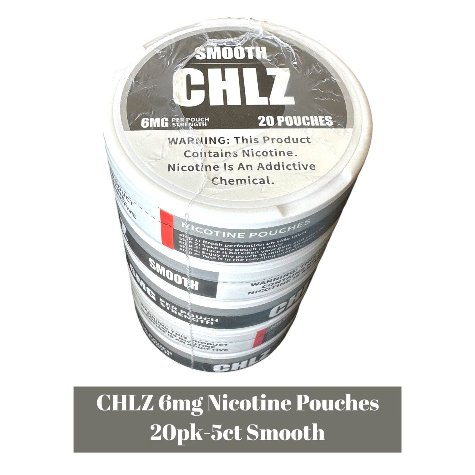 CHLZ Nicotine Pouch 6mg 20pk - 5ct - Image 2