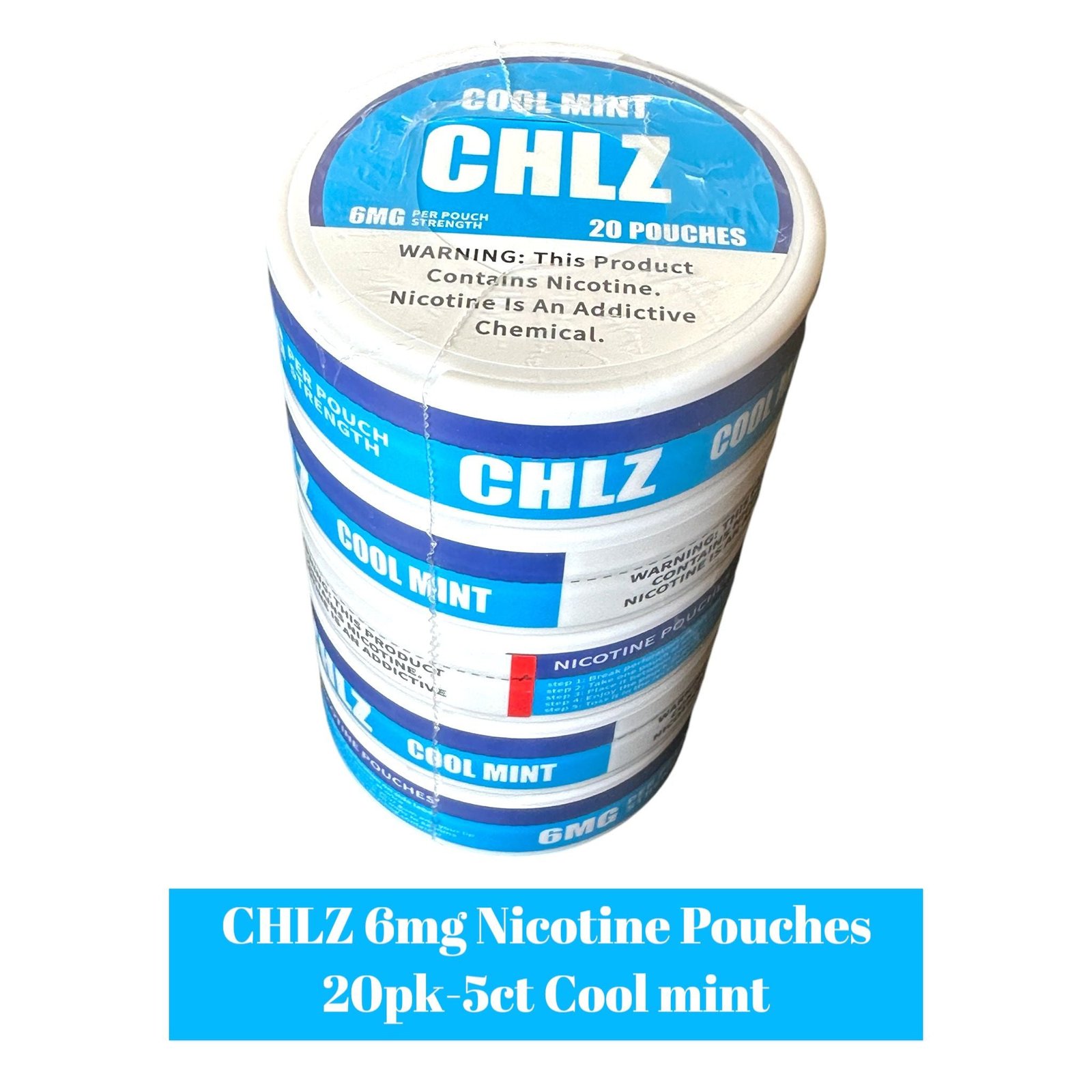 CHLZ Nicotine Pouch 6mg 20pk - 5ct - Image 6