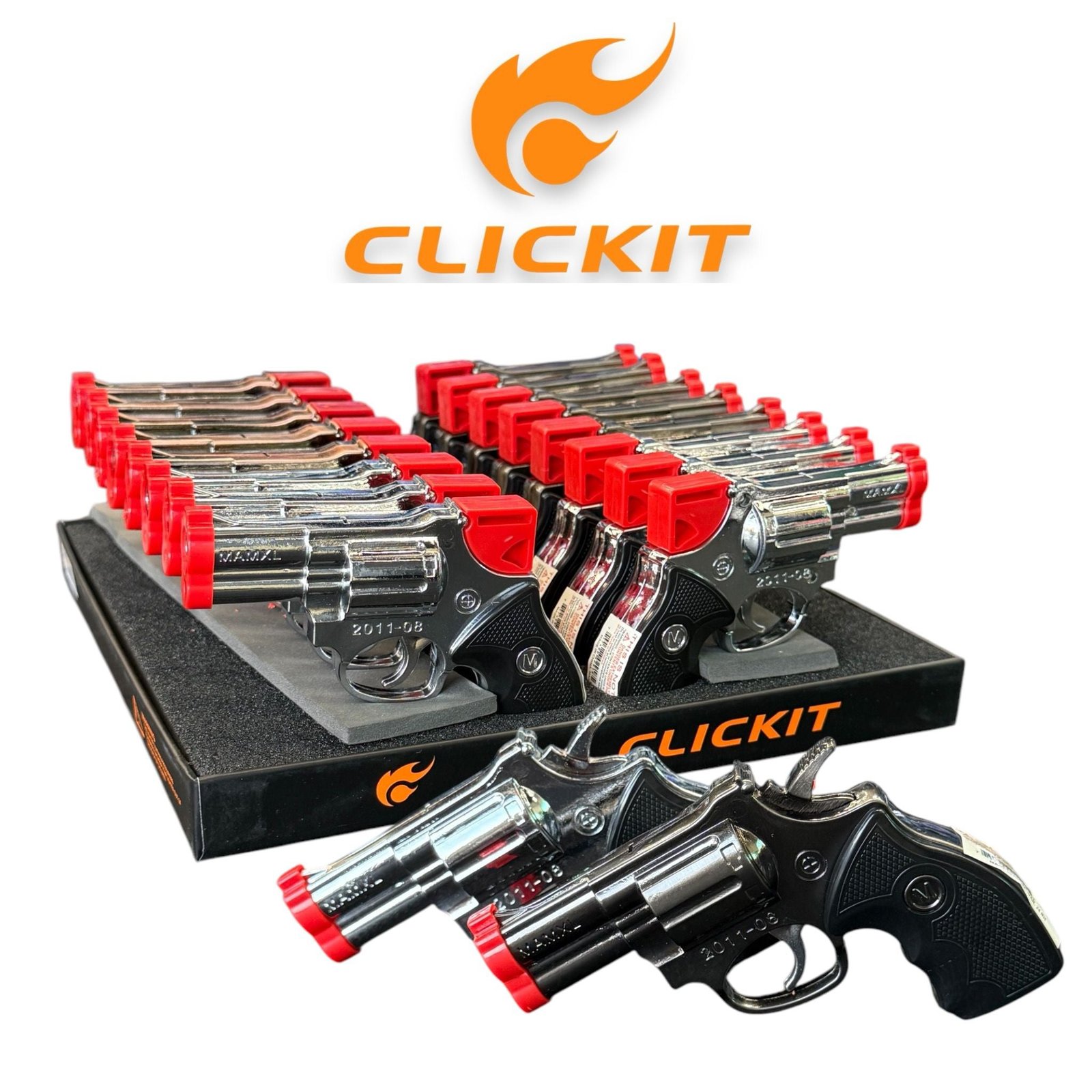 Clickit Ruger Lighter with Laser- 16ct