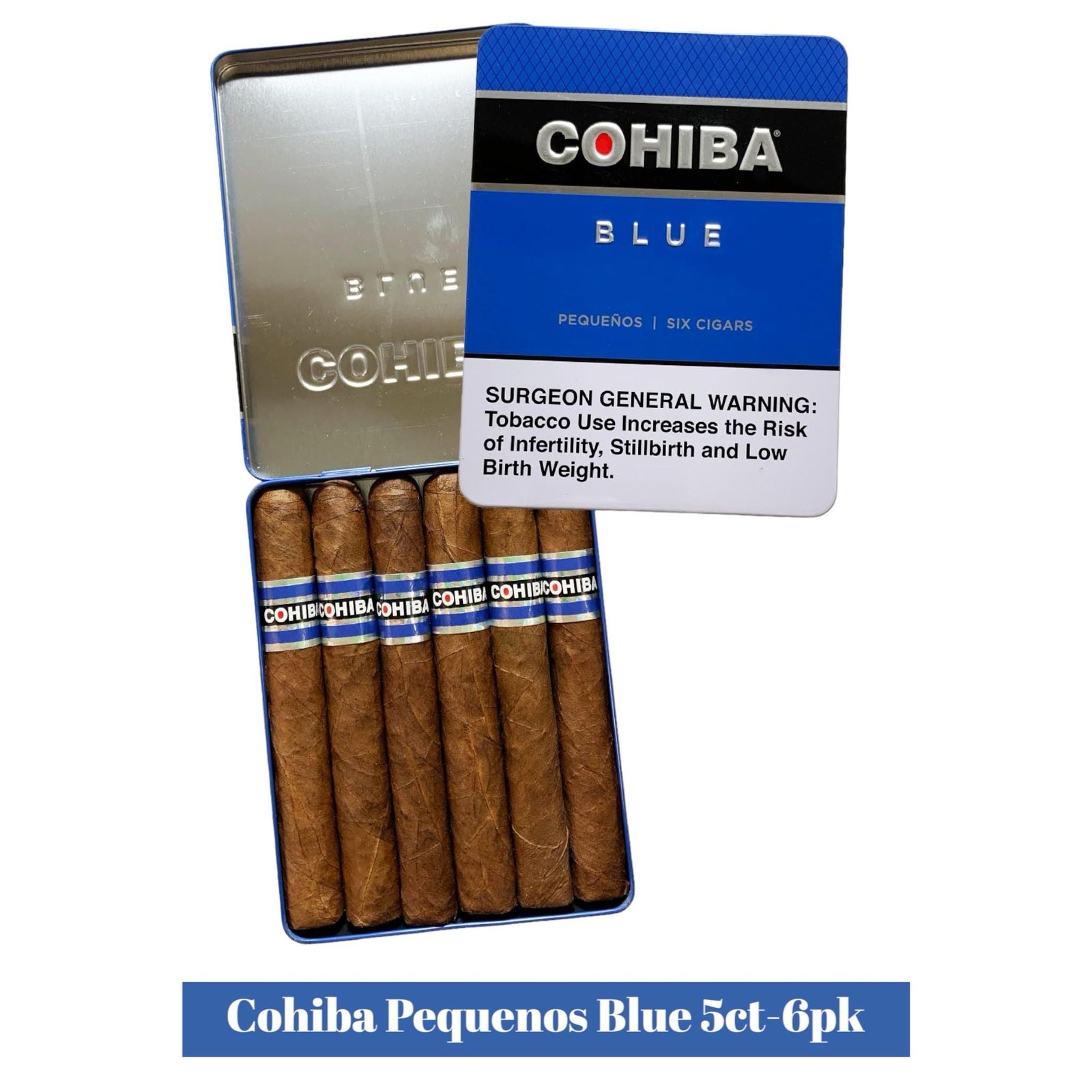 Cohiba Pequenos Blue 5ct-6pk - Image 2