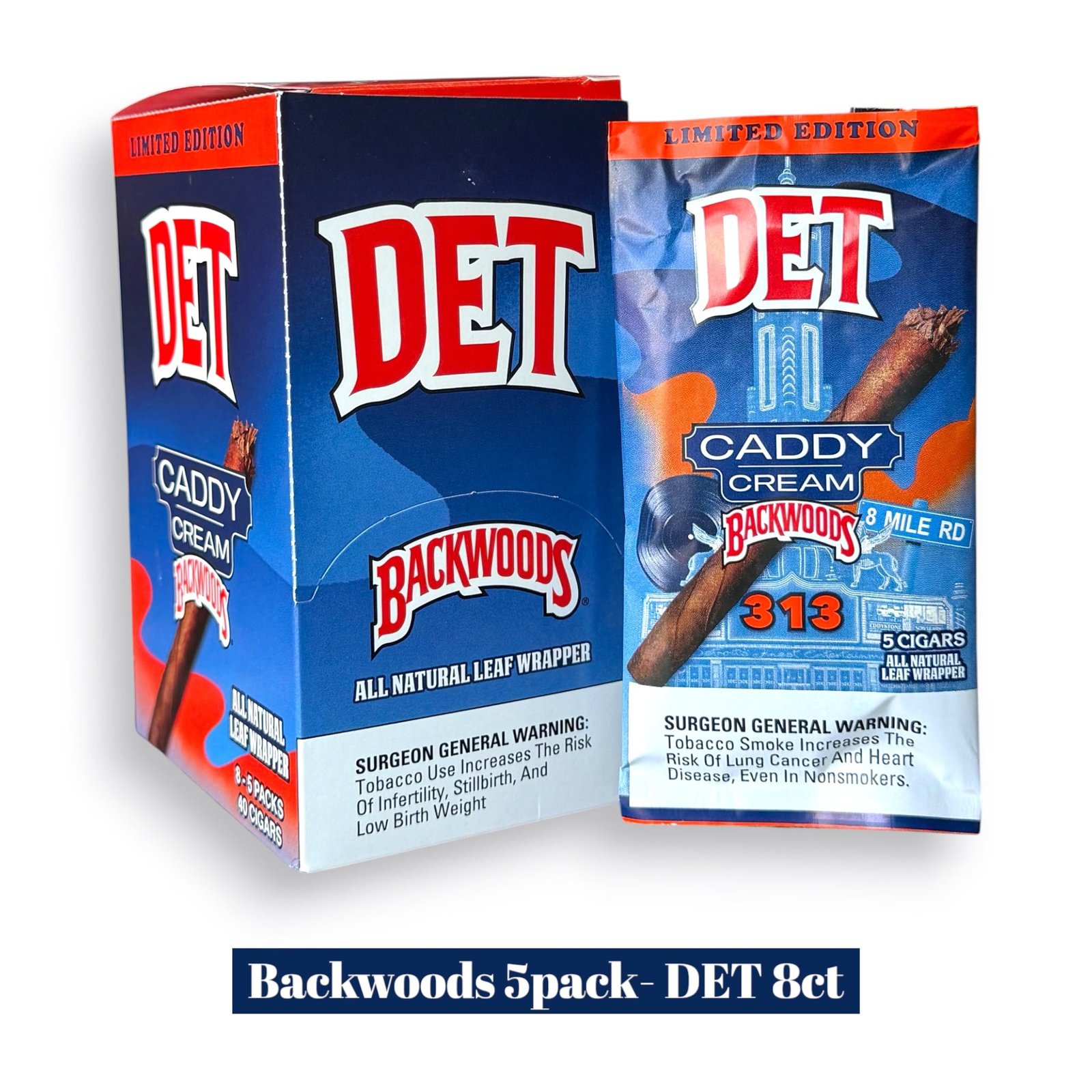 Backwoods Cigars 5pack Display- 8ct - Image 29