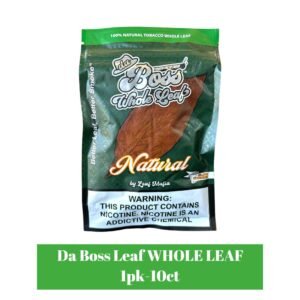 Da Boss Leaf WHOLE LEAF 1pk - 10ct