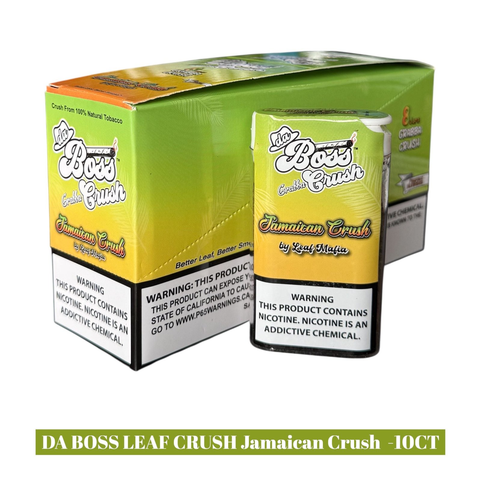 Da Boss Leaf CRUSH Pipe Tobacco -10ct - Image 5