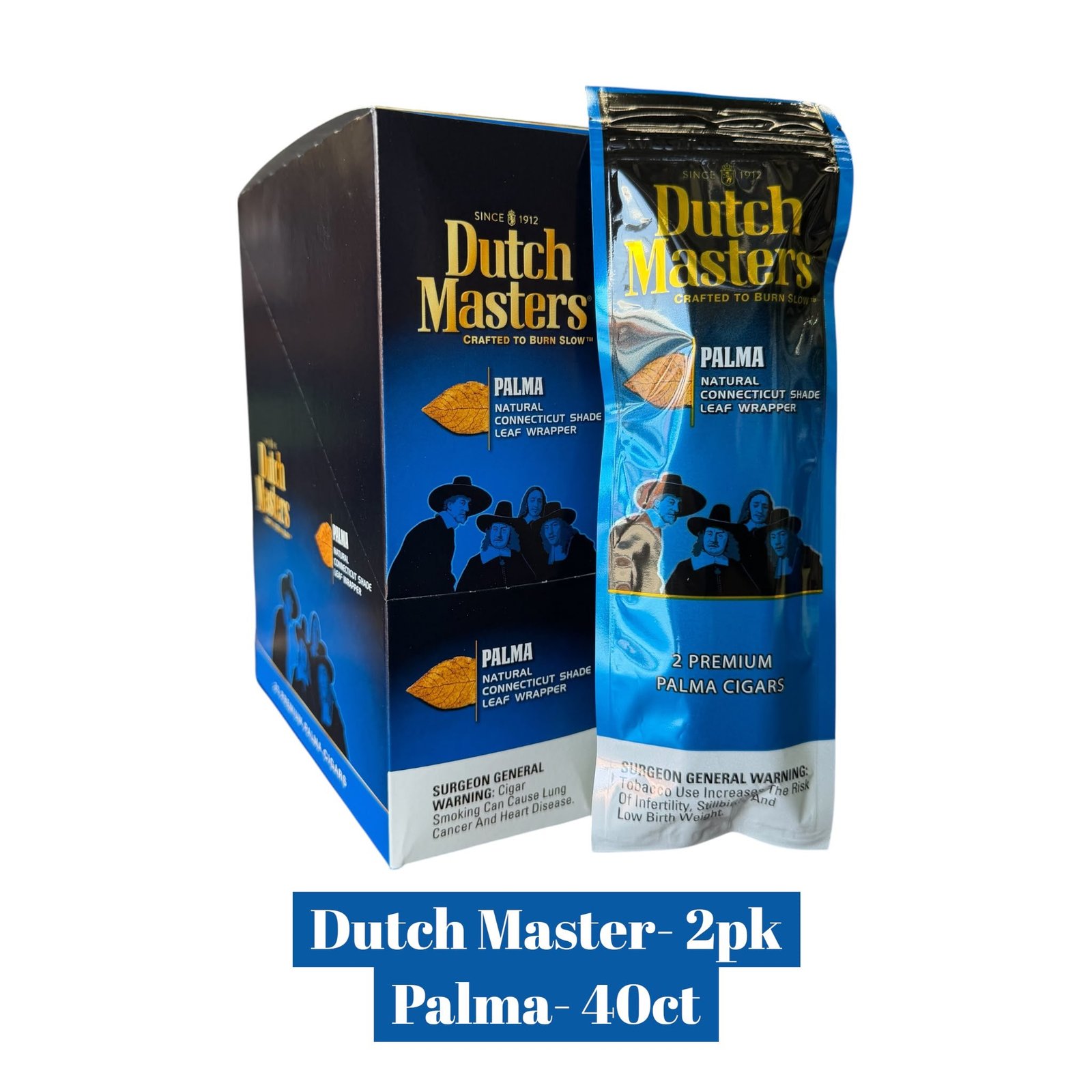 Dutch Master- 2pk Palma- 40ct - Image 2