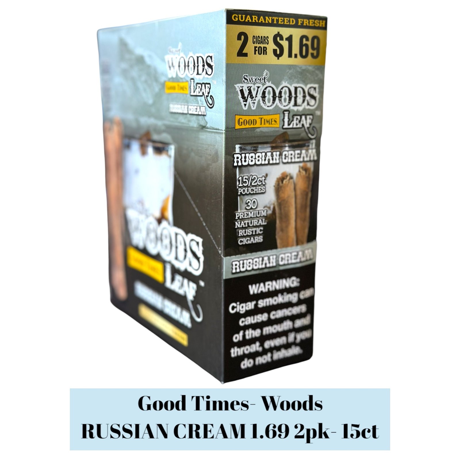 Good Times Woods $1.69 Cigarillos Pouch 2pk Display- 15ct - Image 5