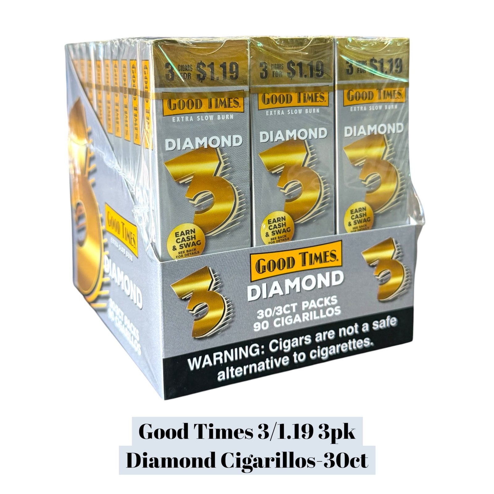 Good Times 3/1.19 3pk Cigarillos-30ct