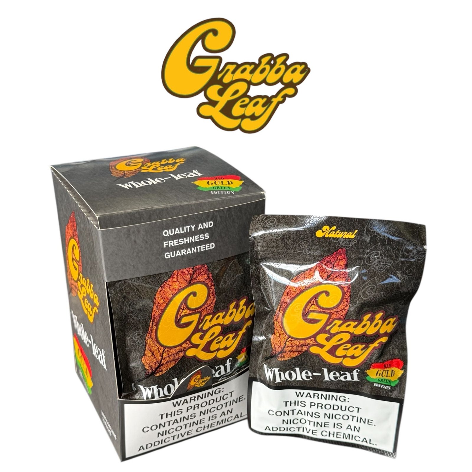 Grabba Leaf Red Gold Green Big Edition -10ct