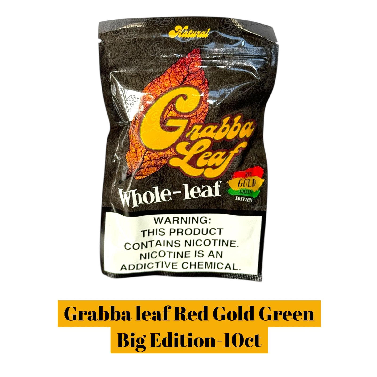 Grabba Leaf Red Gold Green Big Edition -10ct - Image 2