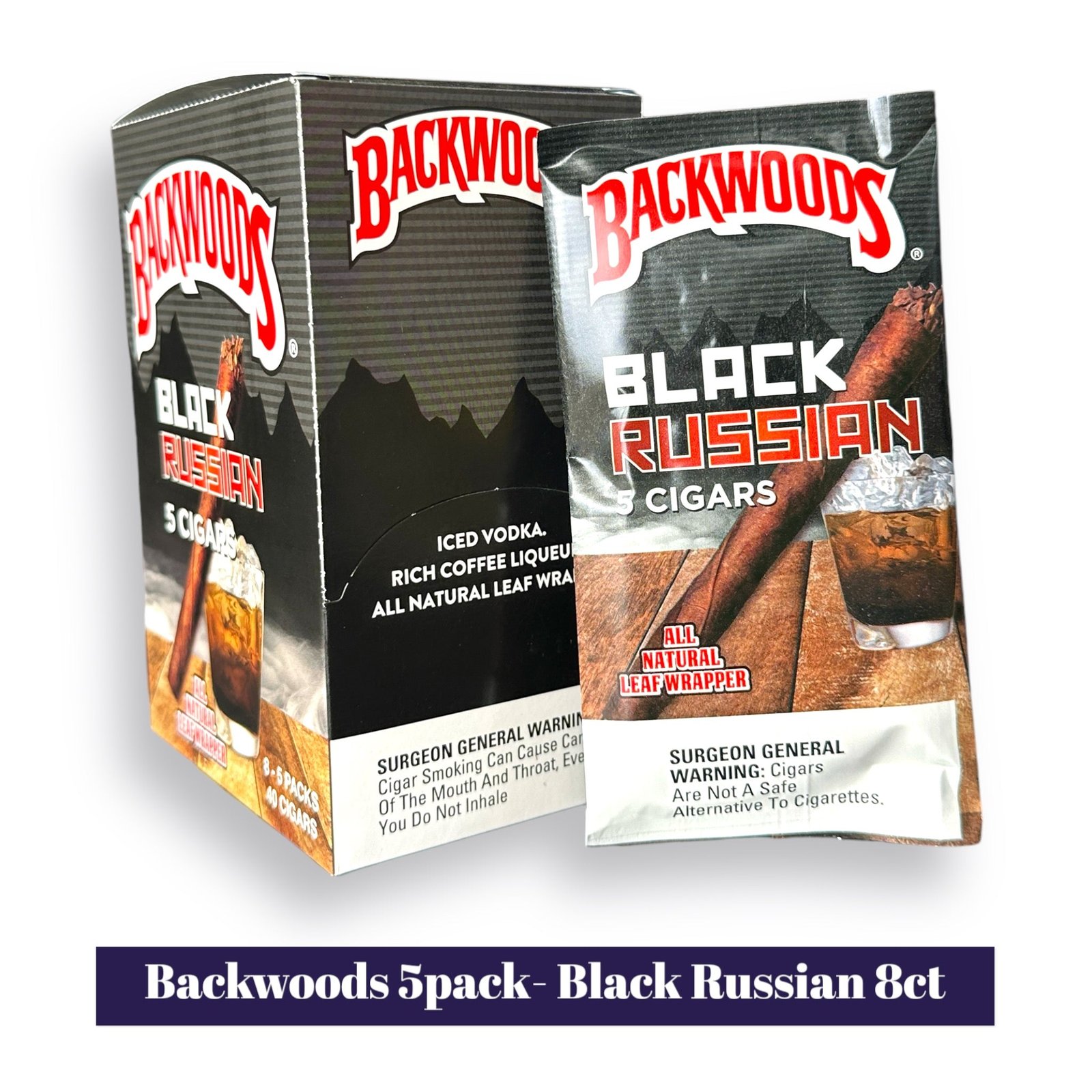 Backwoods Cigars 5pack Display- 8ct - Image 14