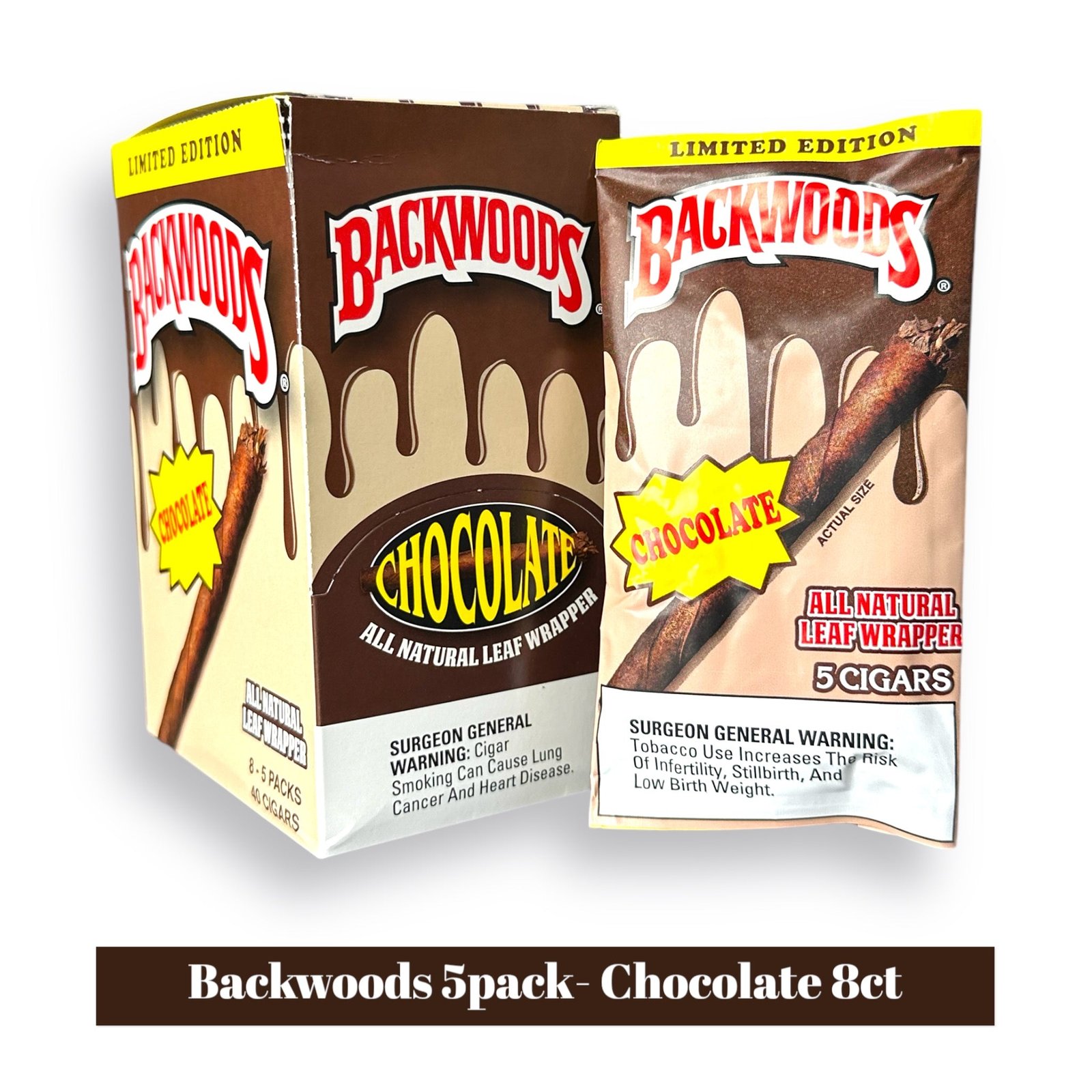 Backwoods Cigars 5pack Display- 8ct - Image 32