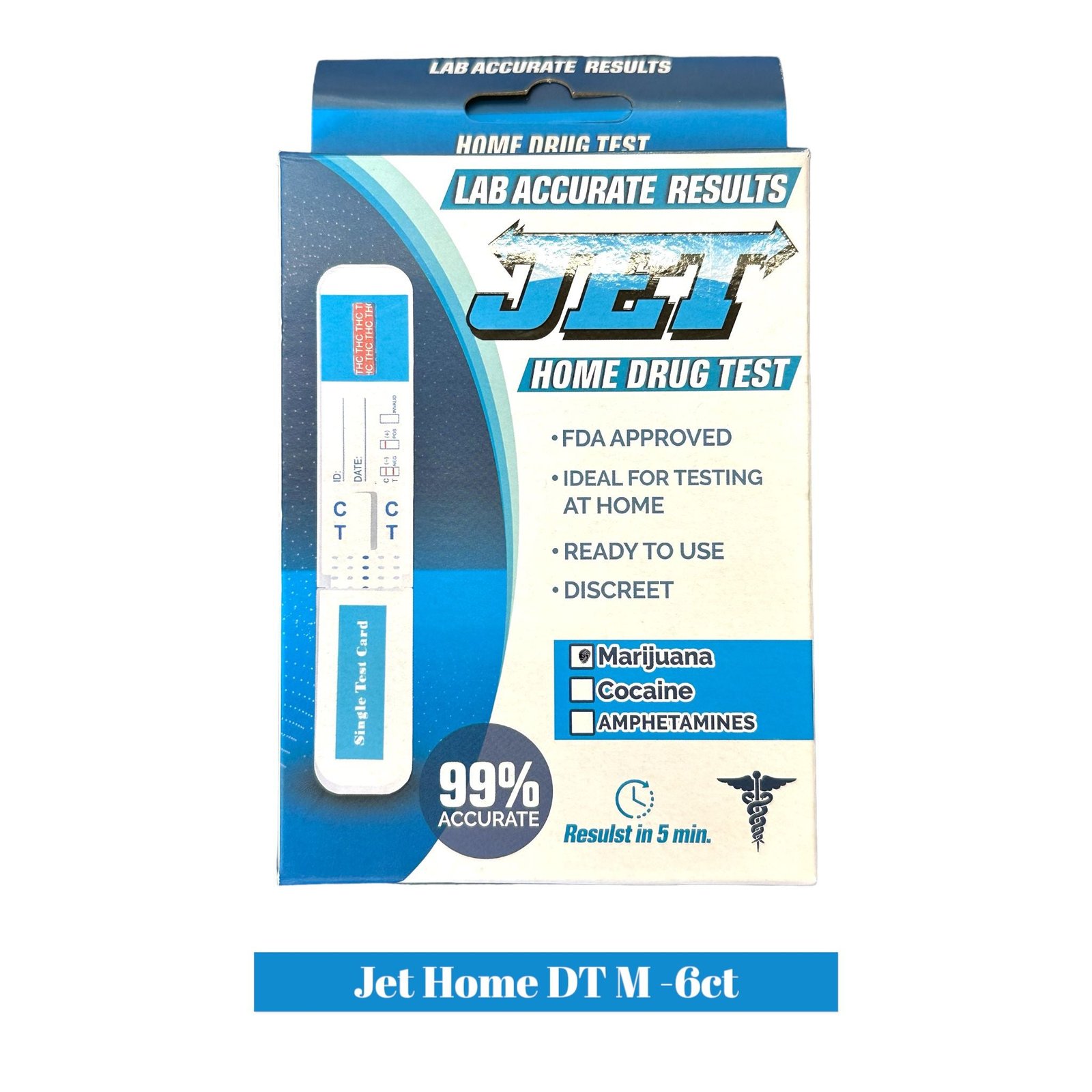 Jet Home Drug Test Kit - 6ct - Image 2