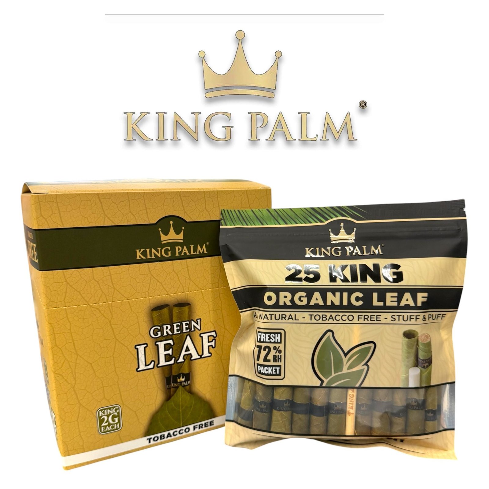 King Palm Green Leaf King 25pk-4ct