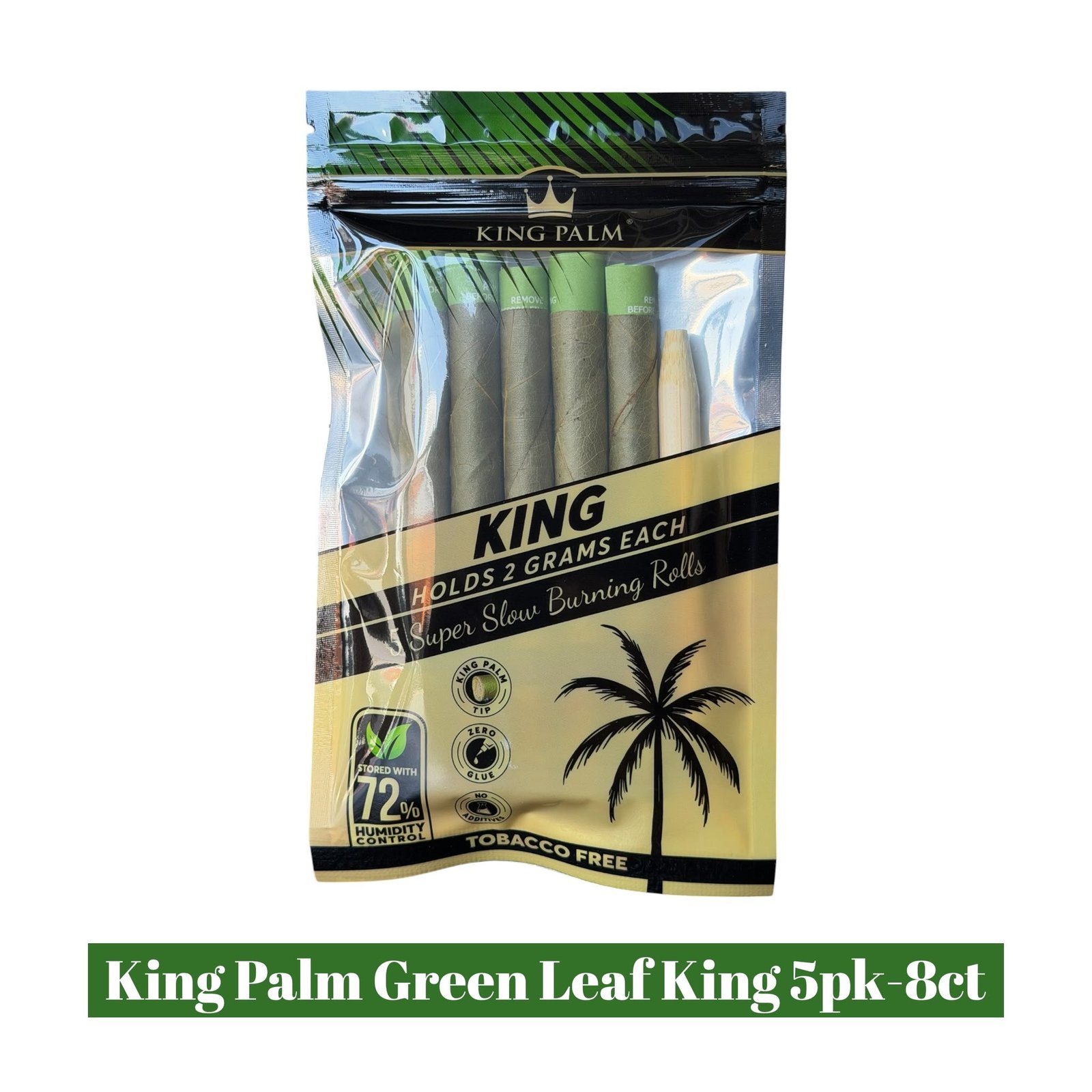 King Palm Green Leaf King 5pk-8ct - Image 2