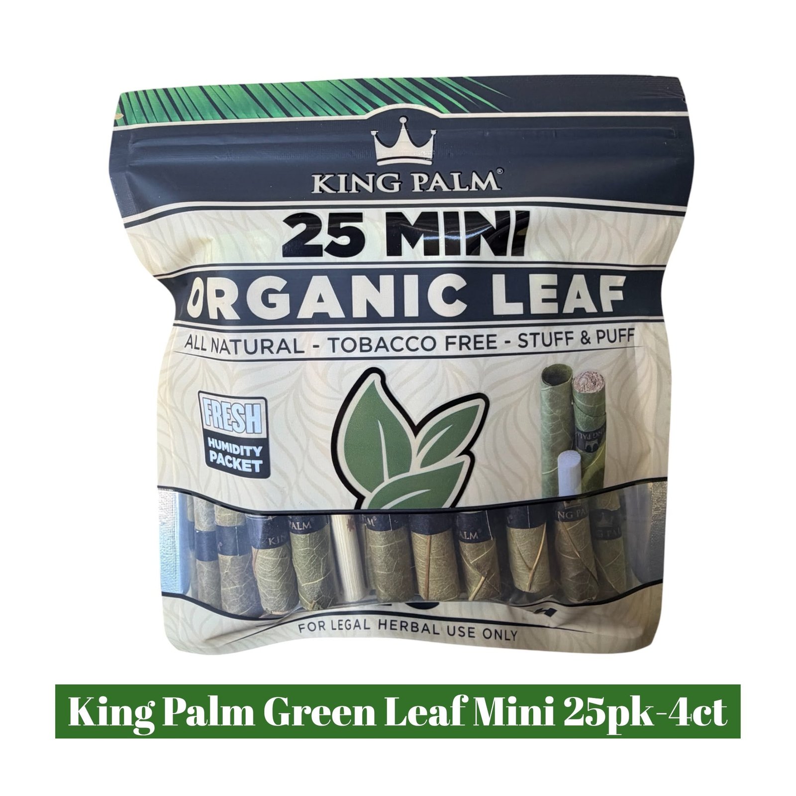 King Palm Green Leaf Mini 25pk-4ct - Image 2