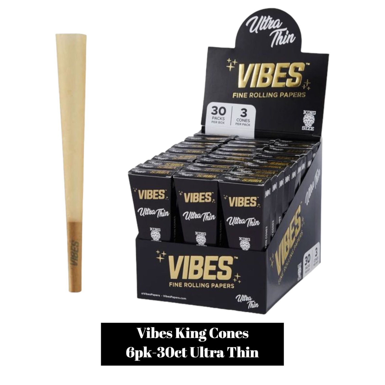 Vibes KING Cone 3pk-30ct - Image 3